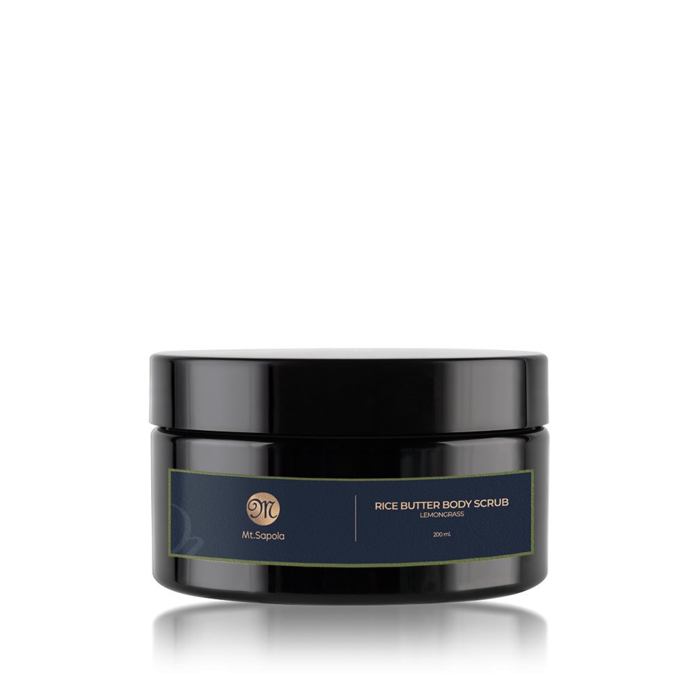 Mt. Sapola Rice Butter Body Scrub - Lemongrass 200ml