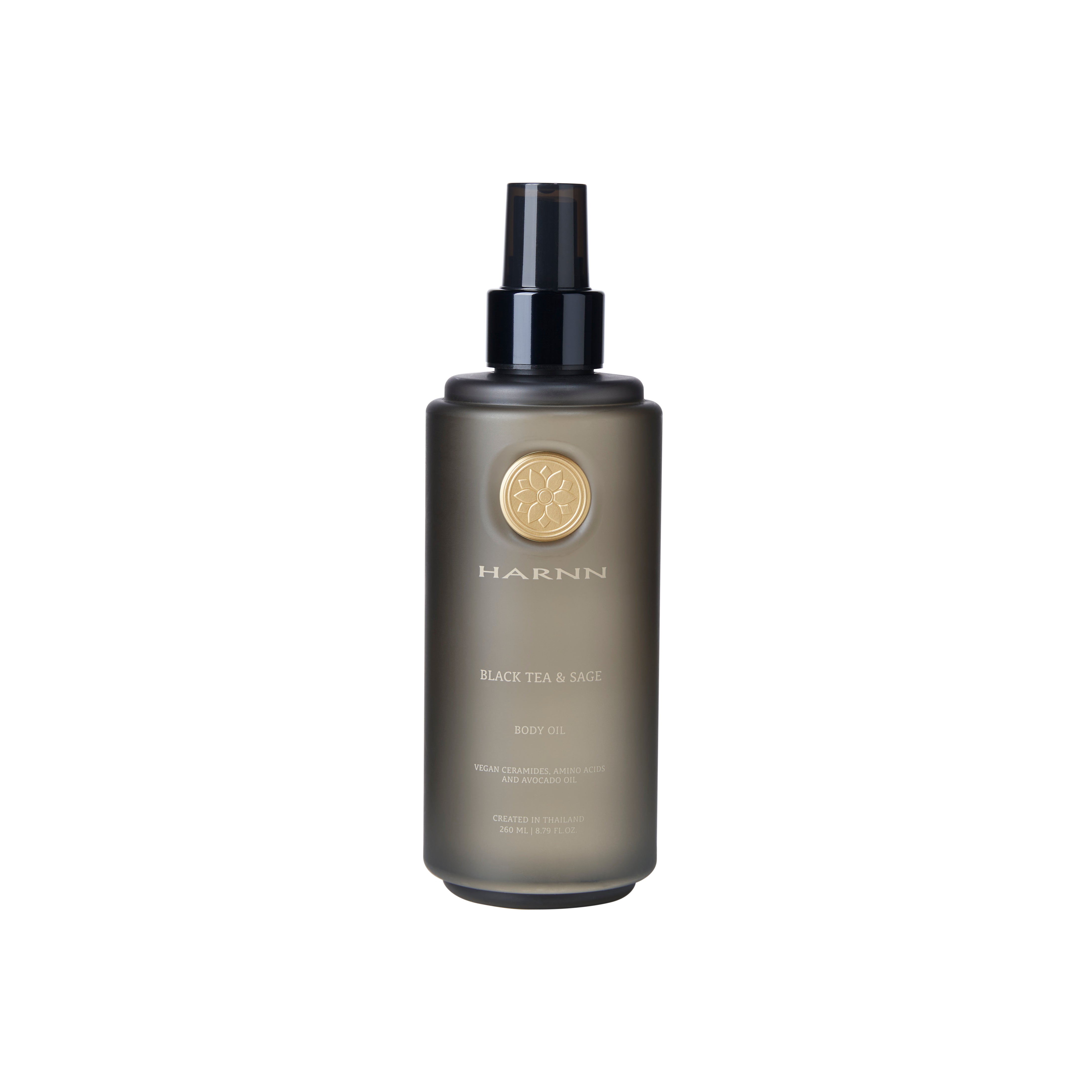 Harnn Body Oil - Black Tea & Sage 260ml