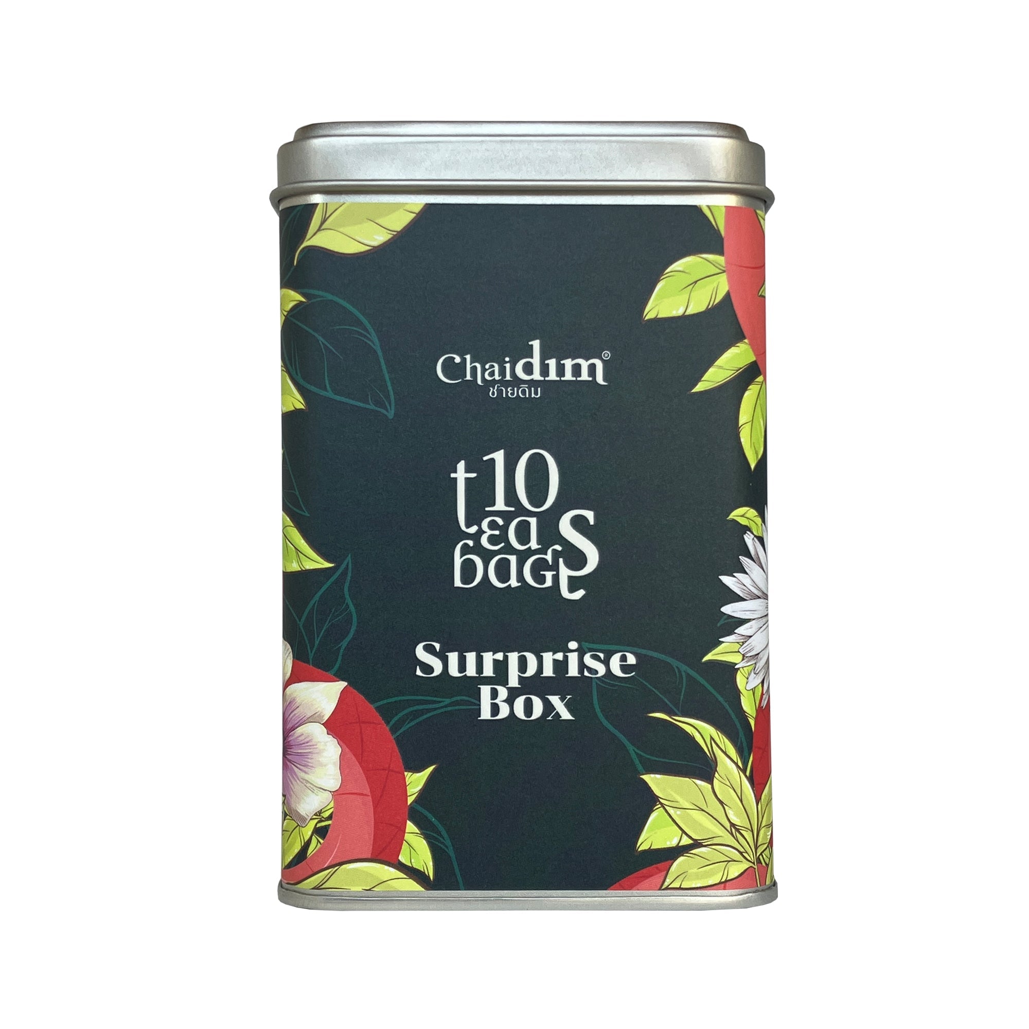 Chaidim Tea Surprise Box - Red Snake on Black 10 Teabags
