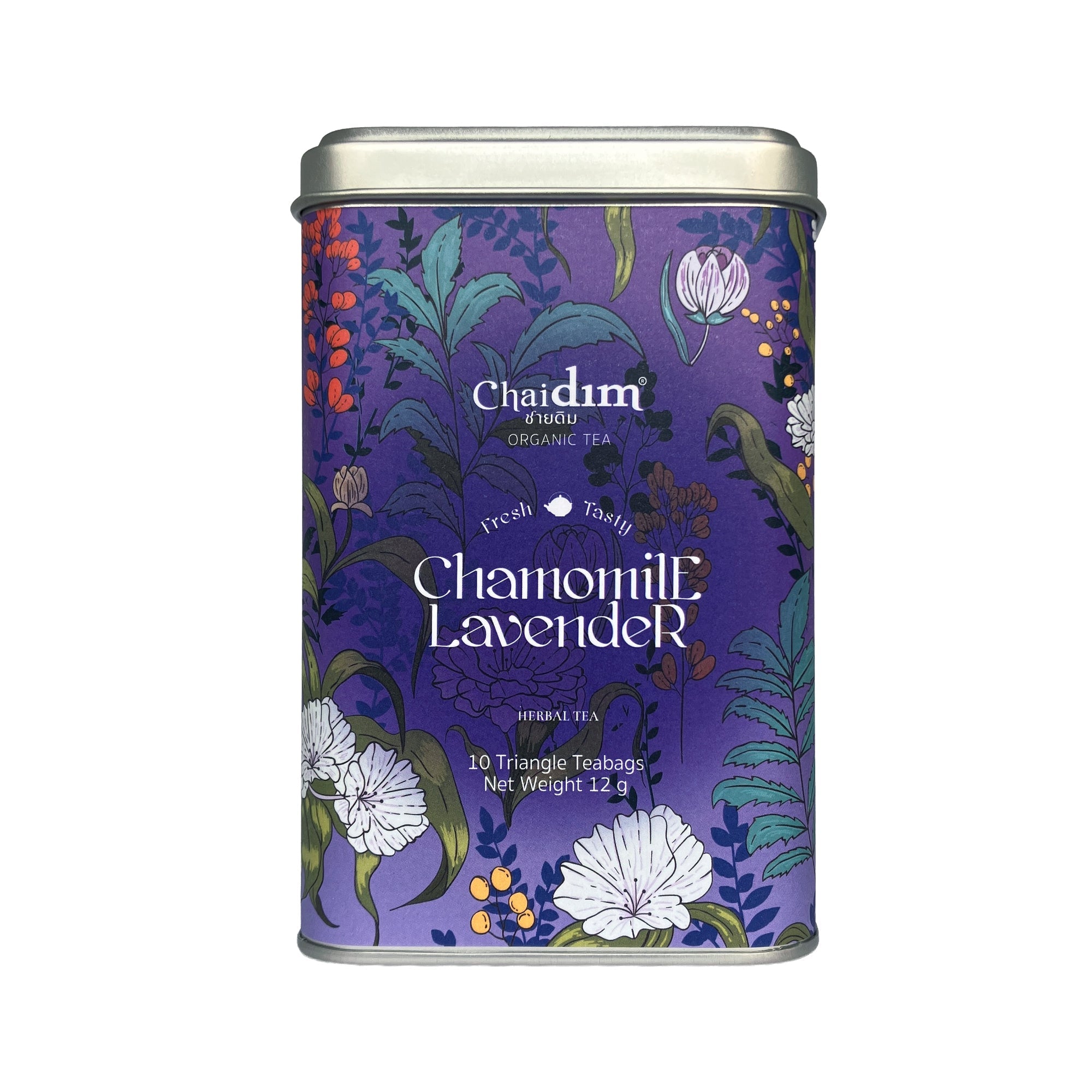Chaidim Chamomile Lavender Herbal Tea 10 Teabags - Seasonal Collection