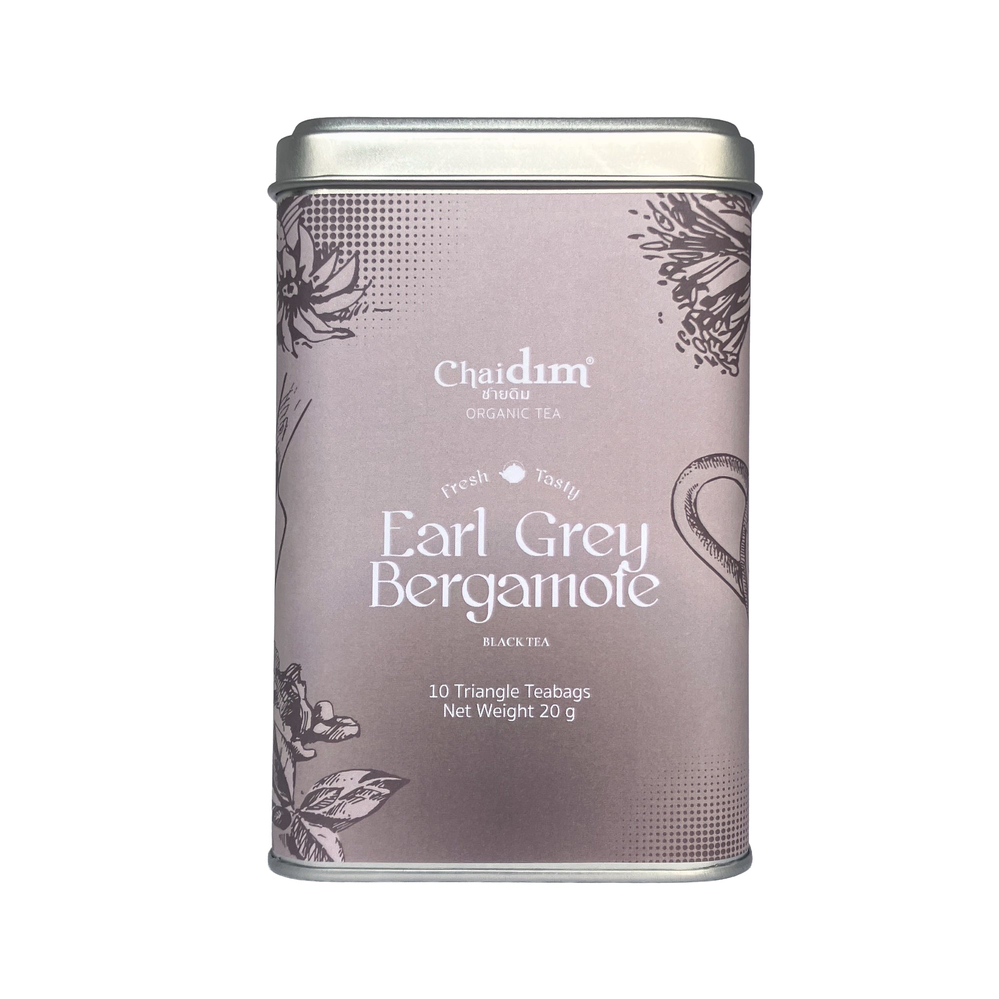 Chaidim Earl Grey Black Tea 10 Teabags - Seasonal Collection