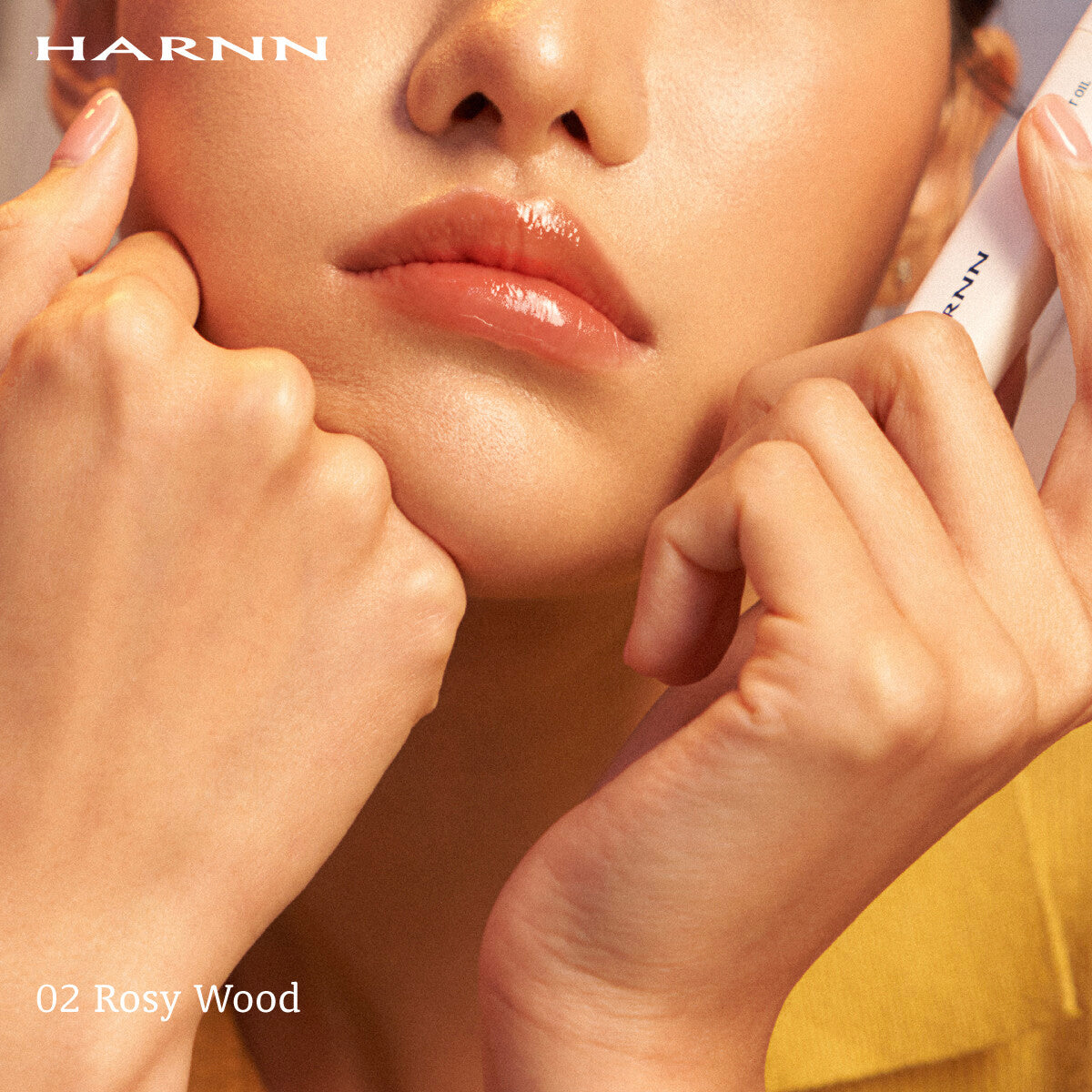 Harnn Lip Treatment Oil - 02 Rosy Wood 2g