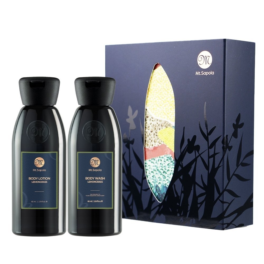 Mt. Sapola Body Wash & Body Lotion Gift Set - Lemongrass 2x65ml