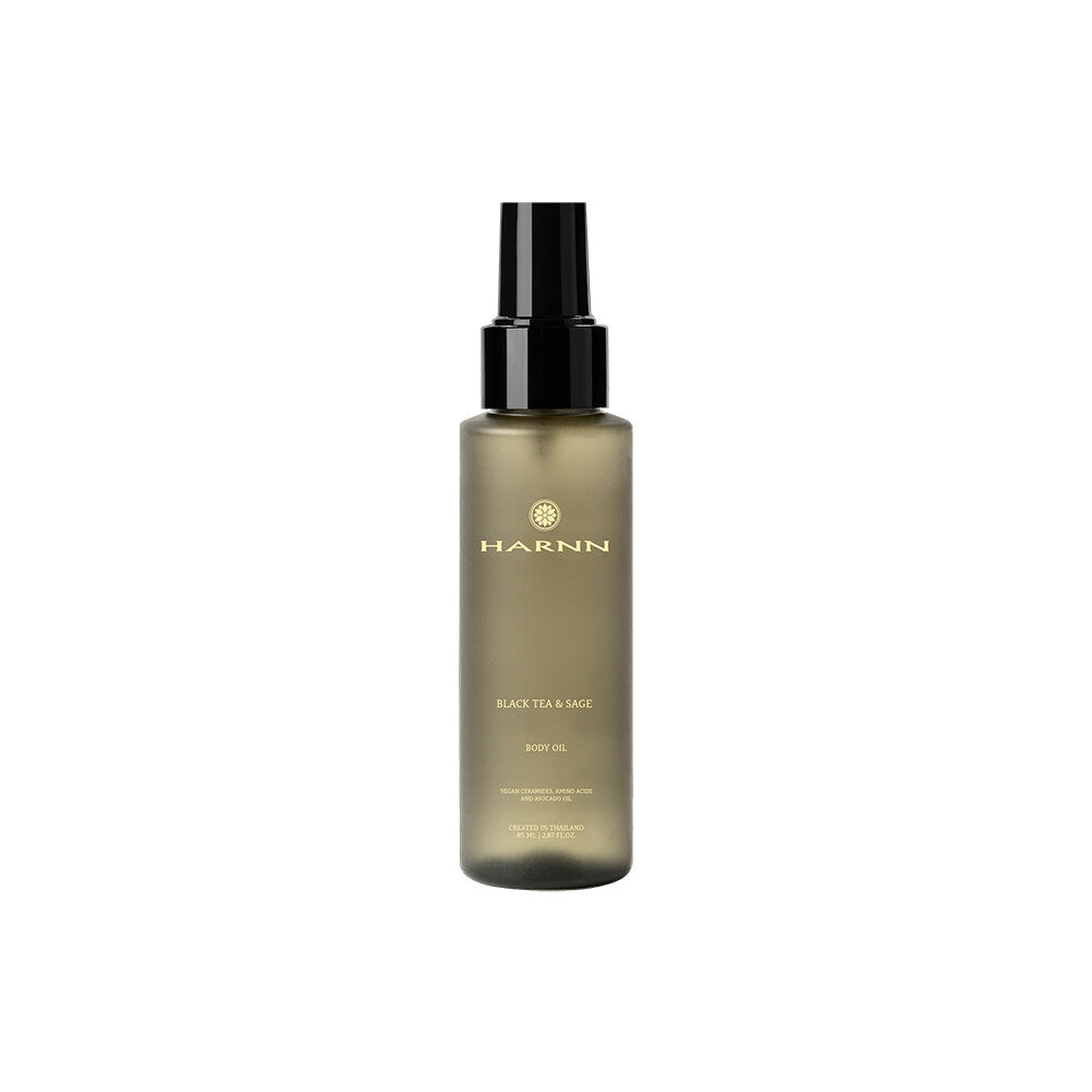 Harnn Body Oil - Black Tea & Sage 85ml