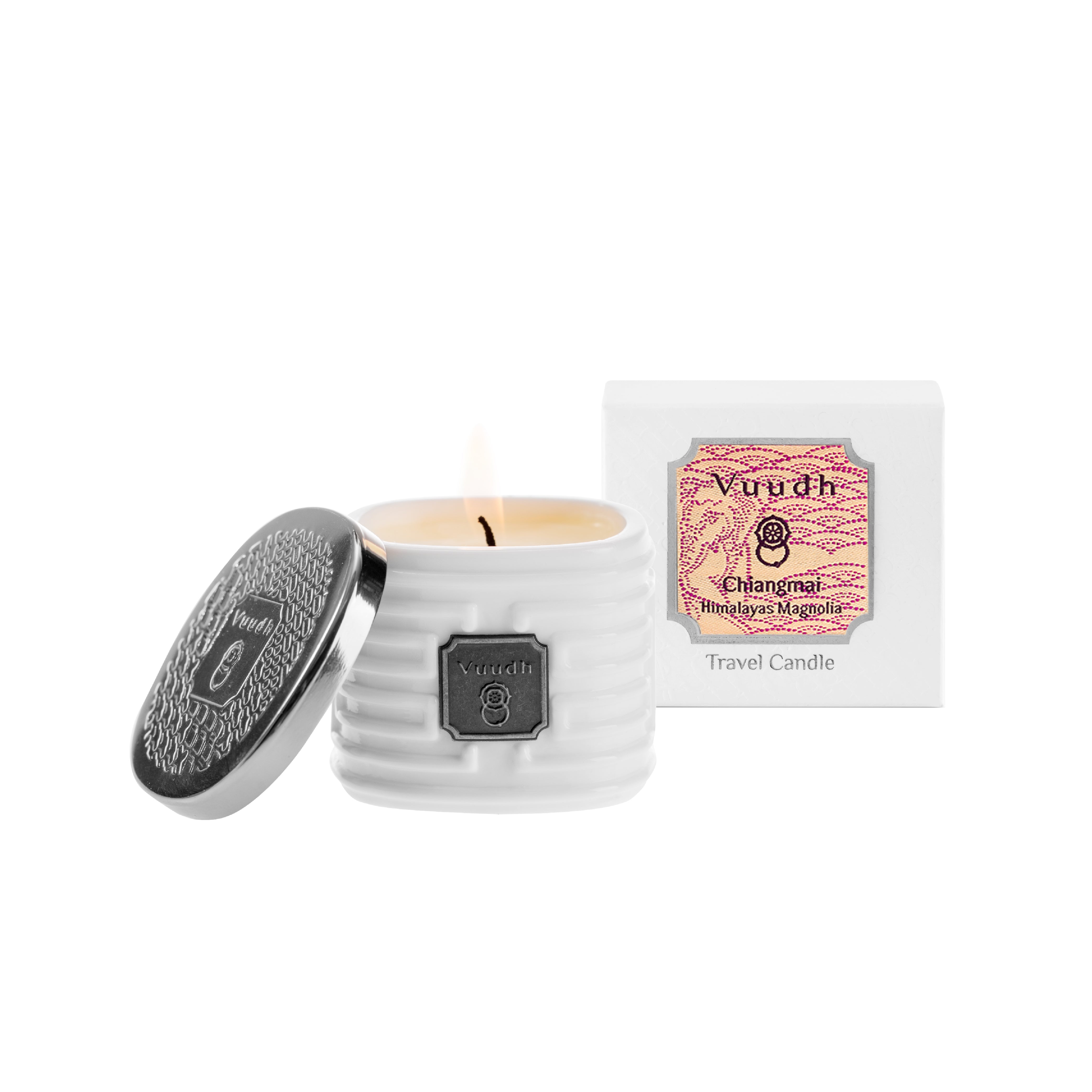 Harnn Vuudh Travel Candle - Chiang Mai (Himalayan Magnolia) 35g