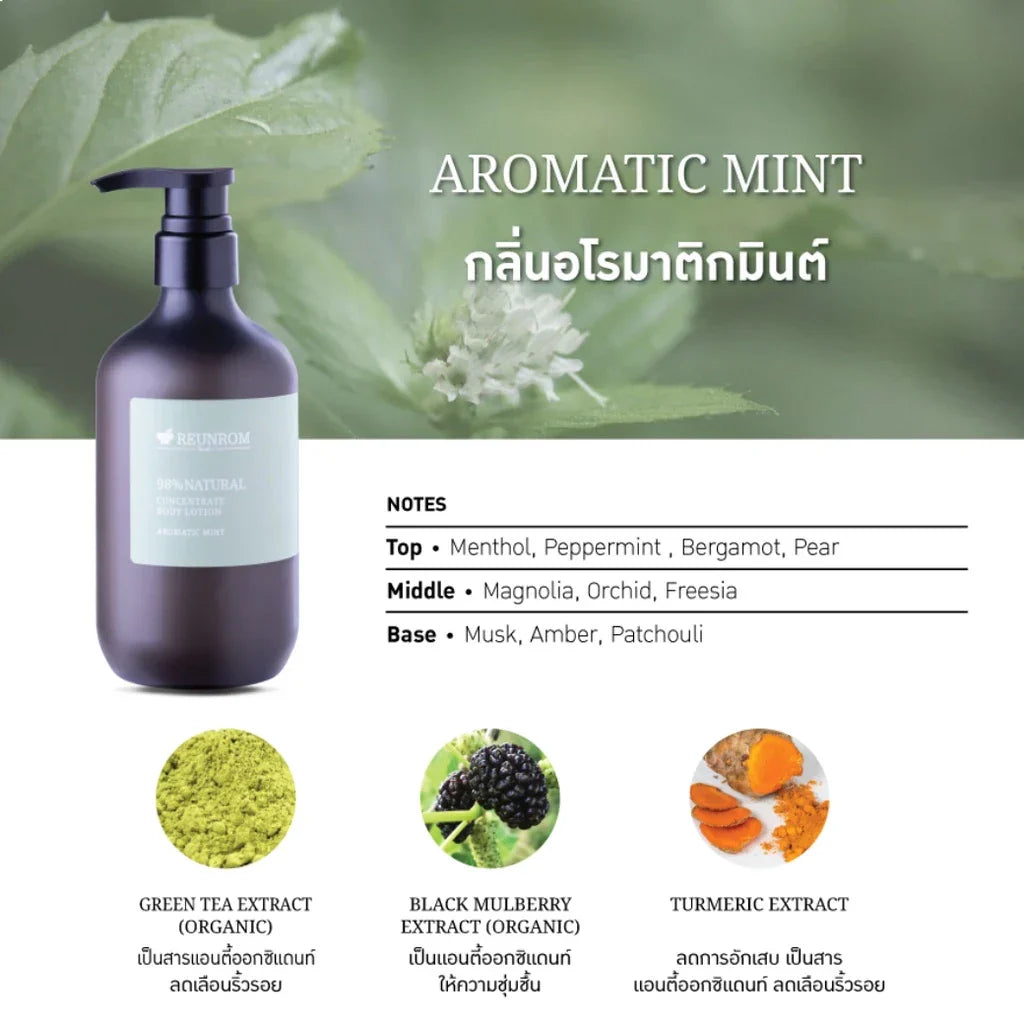 Reunrom Body Lotion - Aromatic Mint 500ml