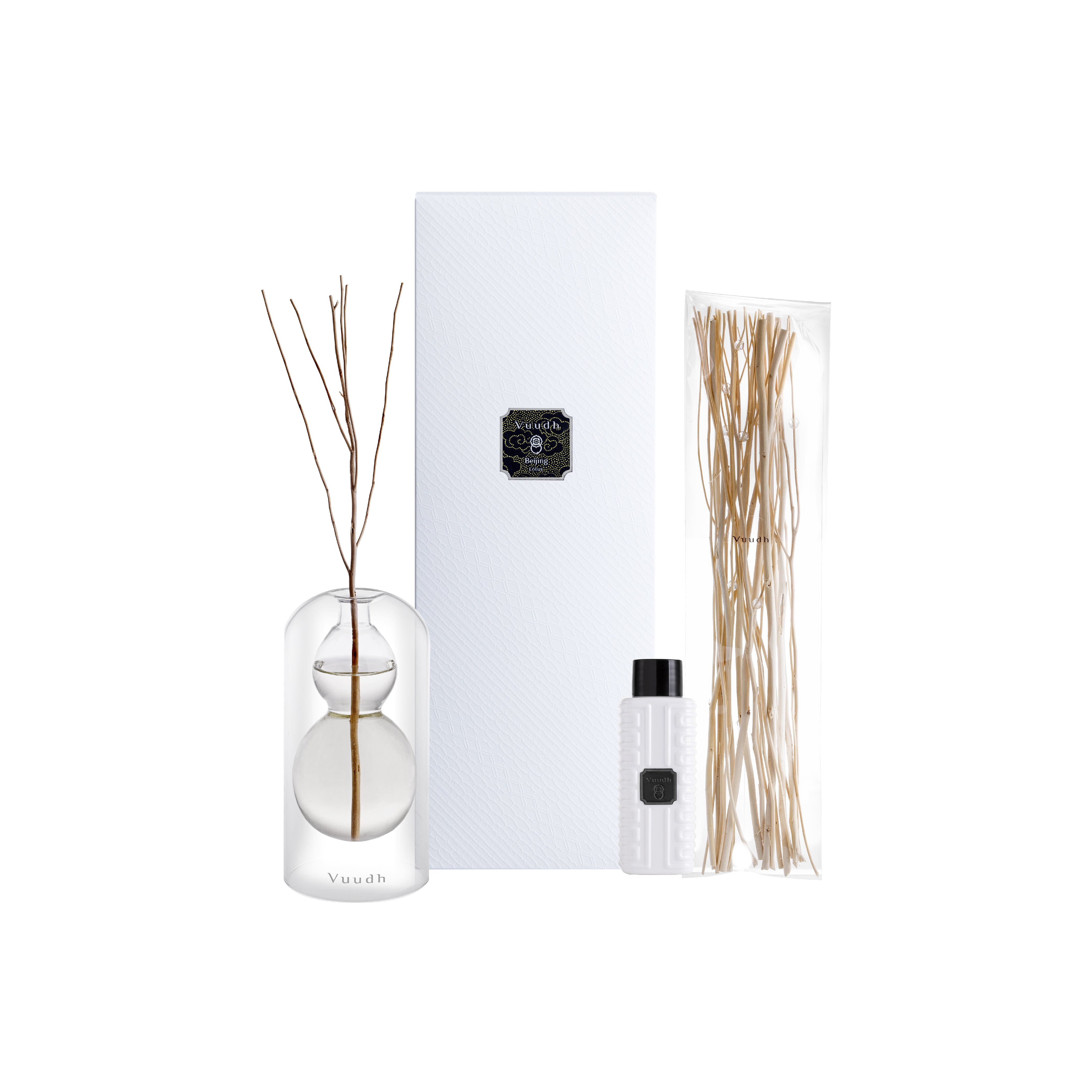 Harnn Vuudh Immortality Diffuser Set - Beijing (Lotus) 120ml