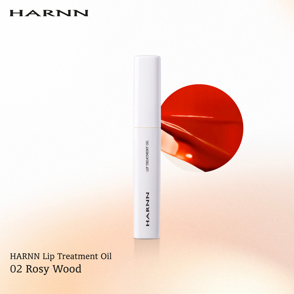 Harnn Lip Treatment Oil - 02 Rosy Wood 2g