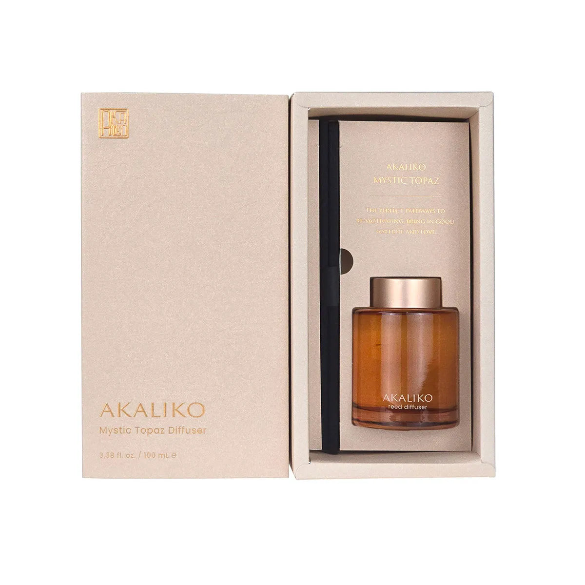 Akaliko Mystic Topaz Reed Diffuser - Green Cypress 100ml