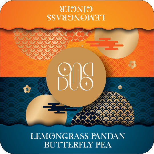 Chaidim Duo Box - Lemongrass Ginger & Lemongrass Pandan Butterfly Pea 2 x 5 Teabags