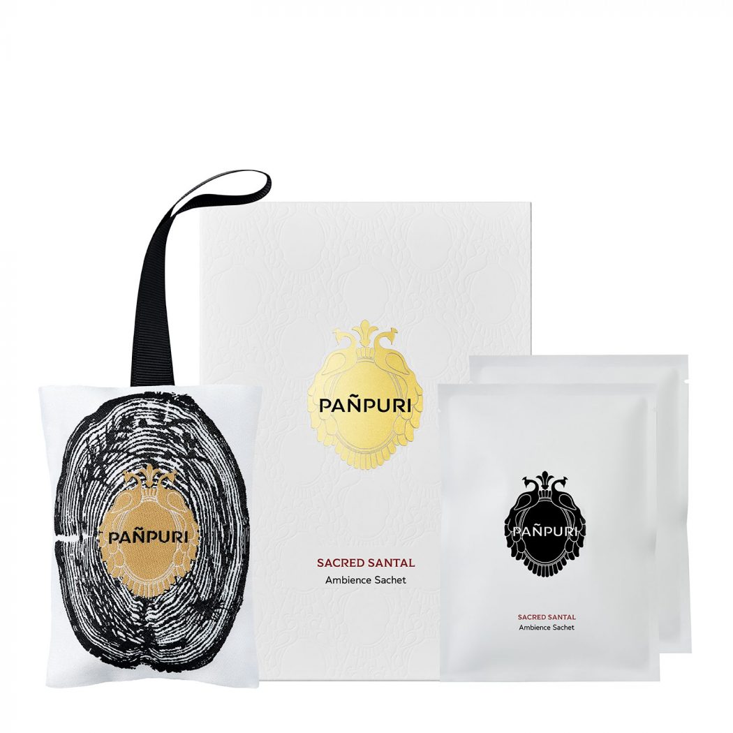 Panpuri Scented Sachet - Sacred Santal 40g + Refill Set
