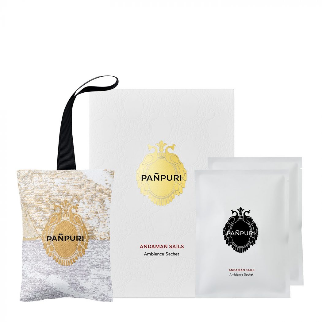 Panpuri Scented Sachet - Andaman Sails 40g + Refill Set