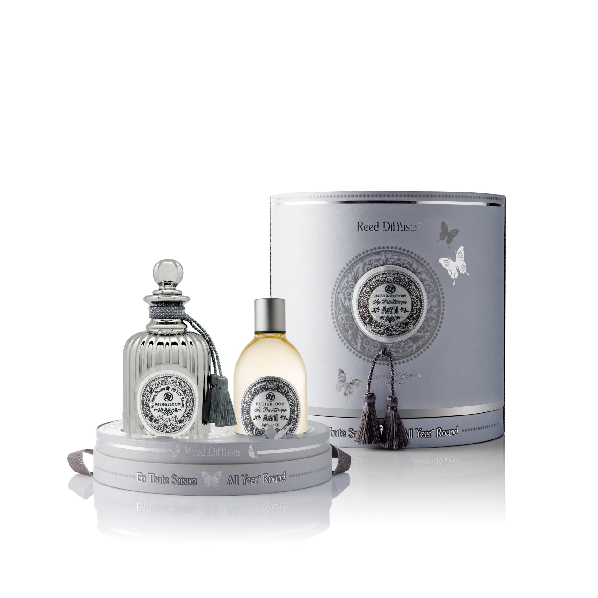 Bath & Bloom Reed Diffuser Oil - Jasmine & Ylang-Ylang (Avril)