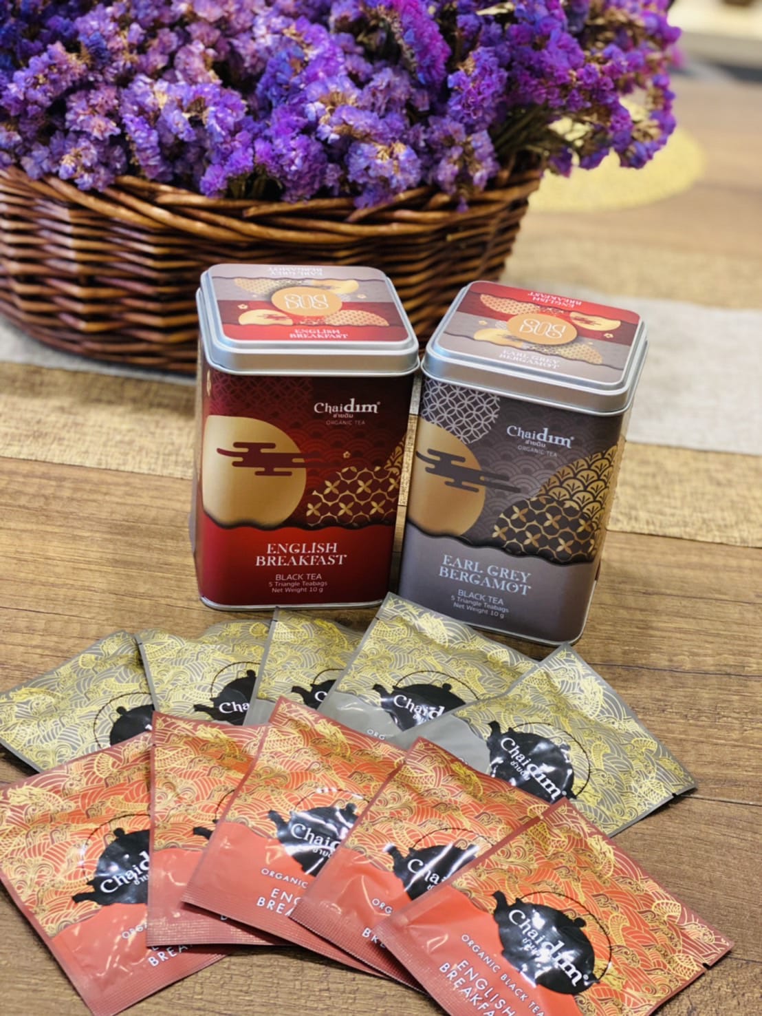 Chaidim Duo Box - English Breakfast & Earl Grey Black Tea 2 x 5 Teabags