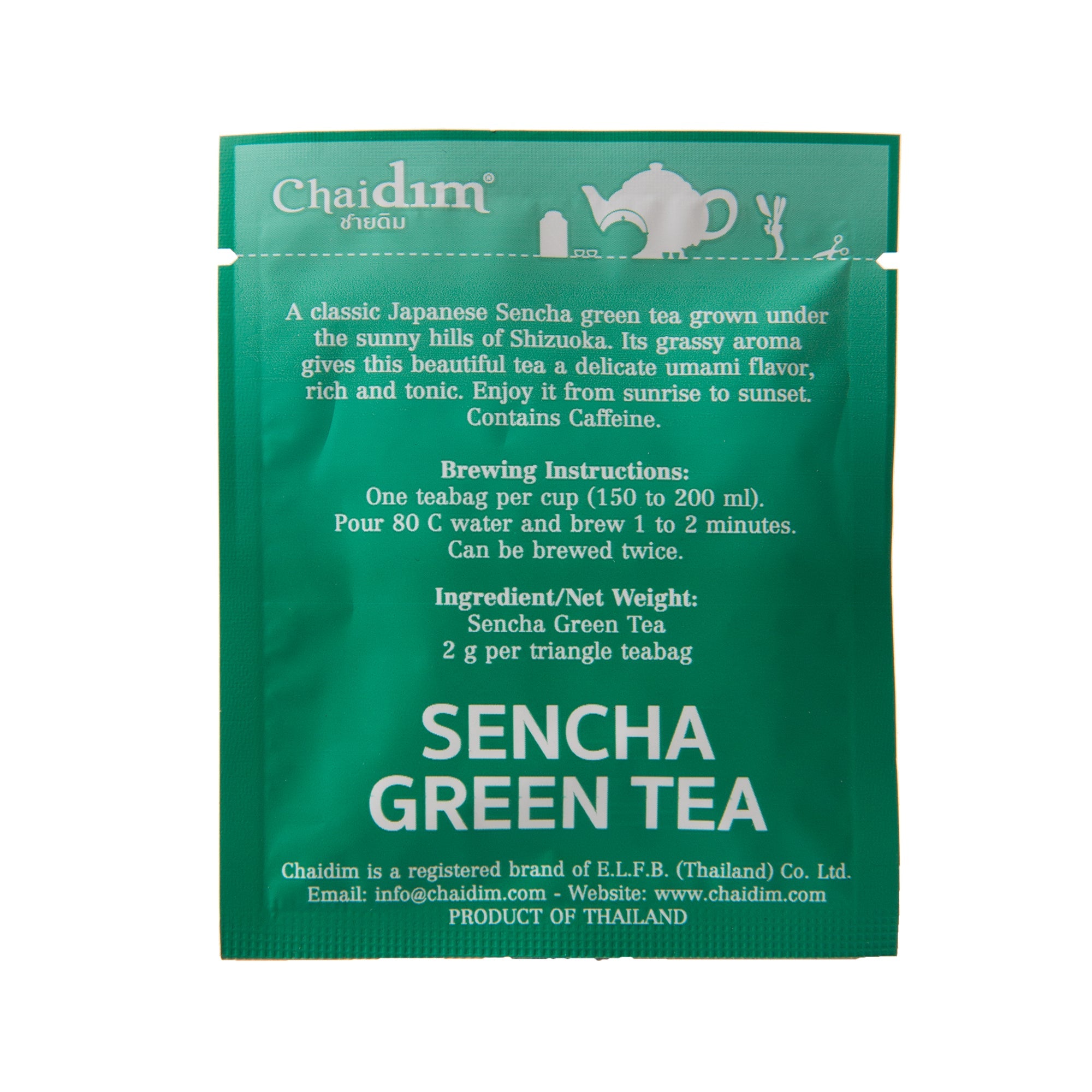 Chaidim Sencha Green Tea 25 Teabags