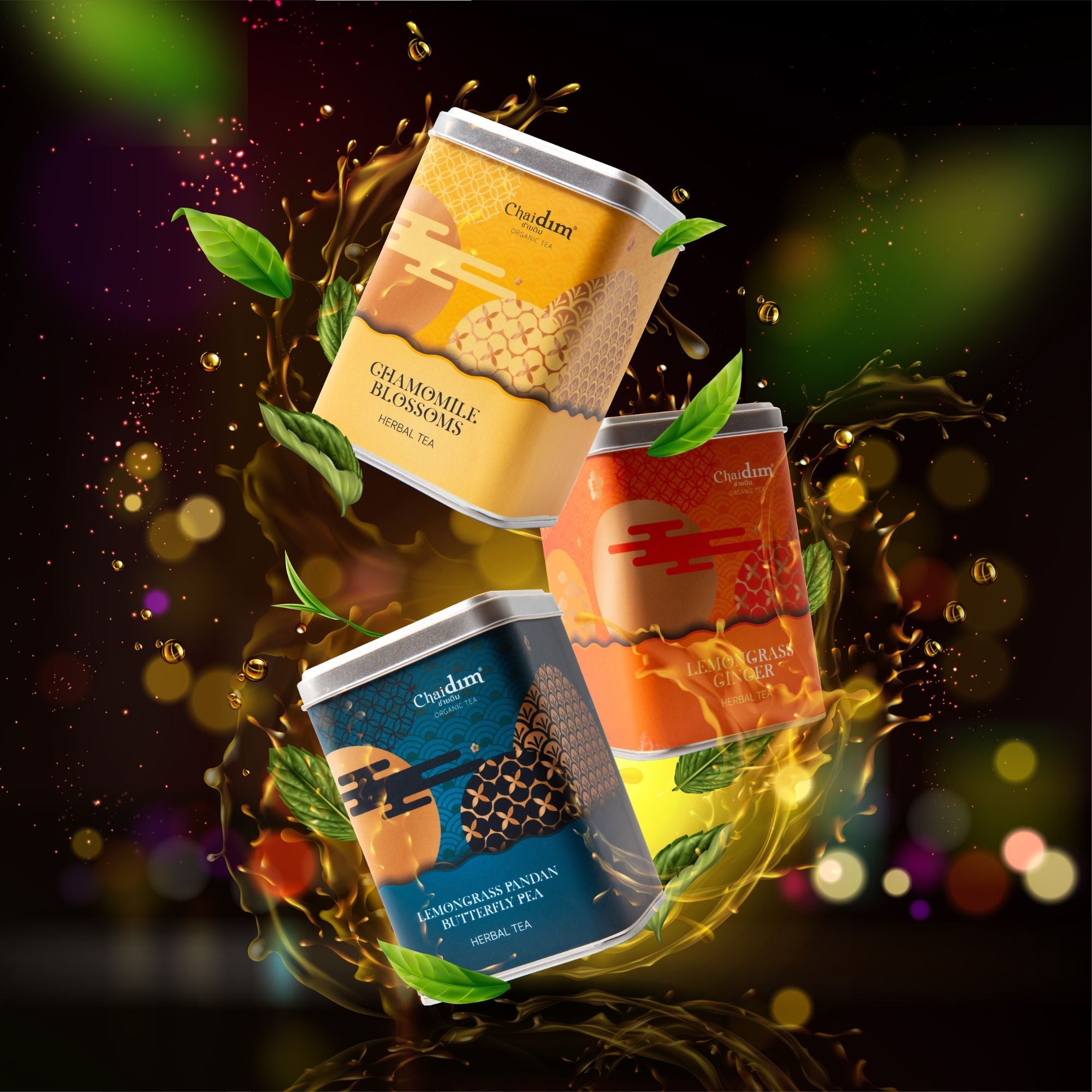 Chaidim Herbal Tea Gift Set - 3 Boxes x 10 Teabags