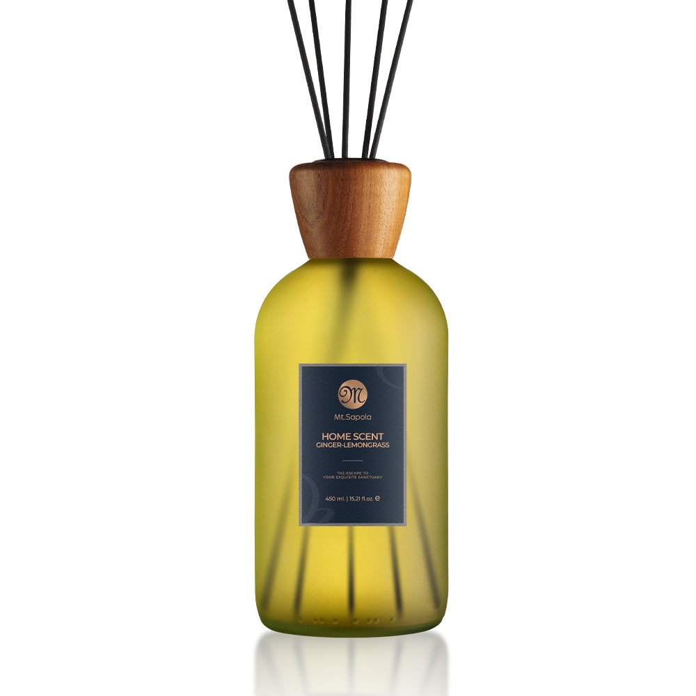 Mt. Sapola Home Scent Reed Diffuser - Ginger-Lemongrass 450ml