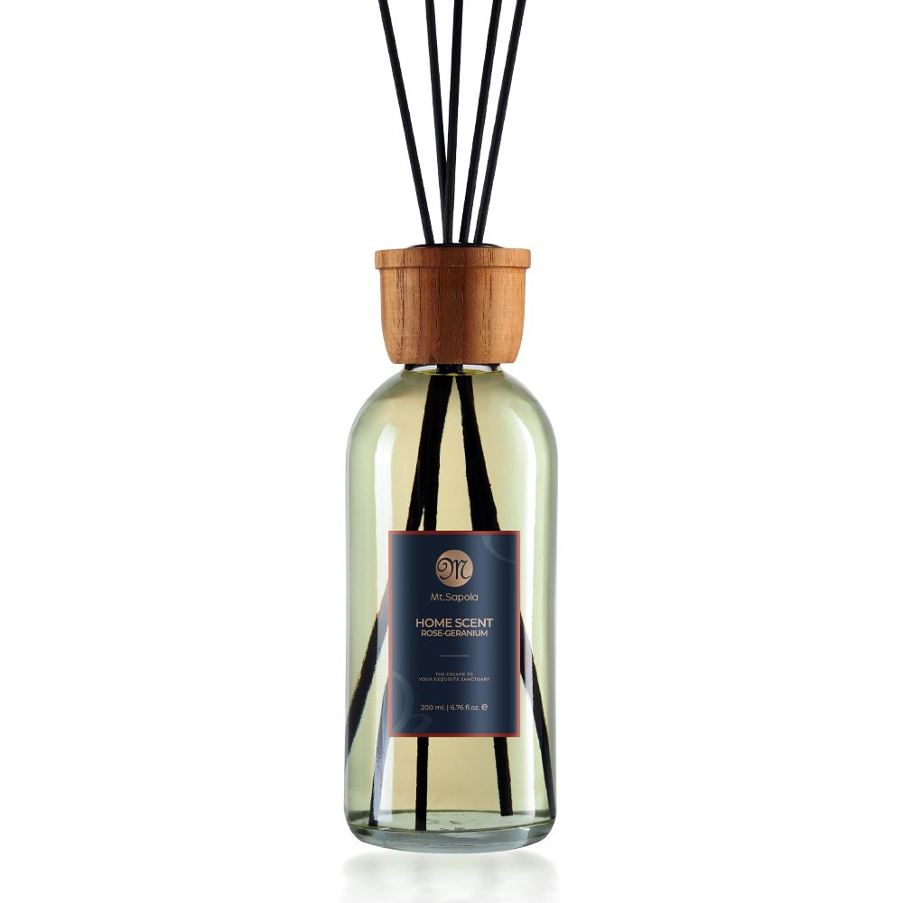 Mt. Sapola Home Scent Reed Diffuser - Rose-Geranium 200ml