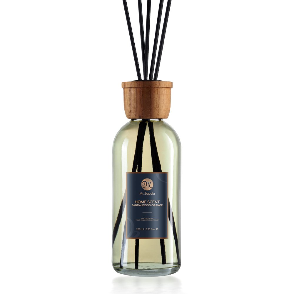 Mt. Sapola Home Scent Reed Diffuser - Sandalwood-Orange 200ml