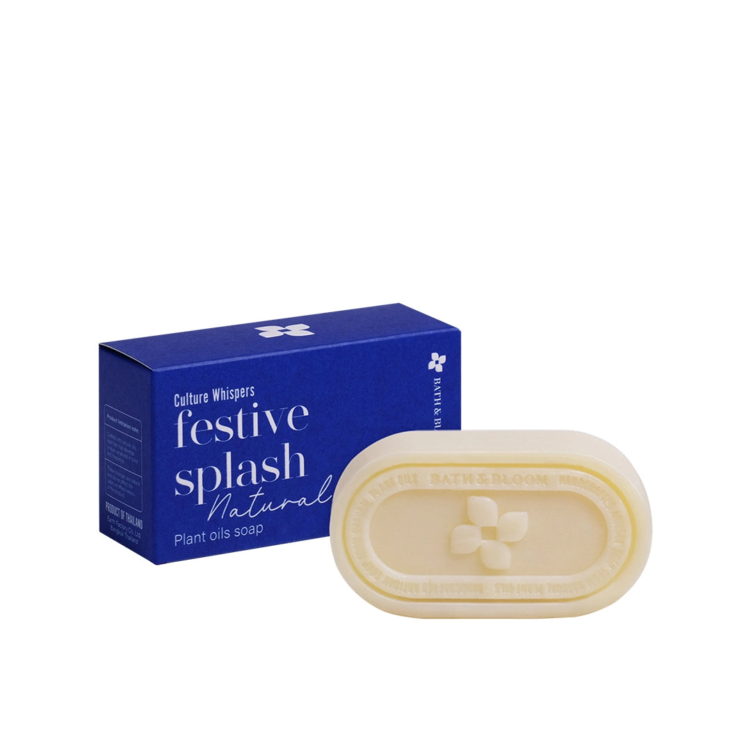 Bath & Bloom Natural Soap Bar - Festive Splash 120g