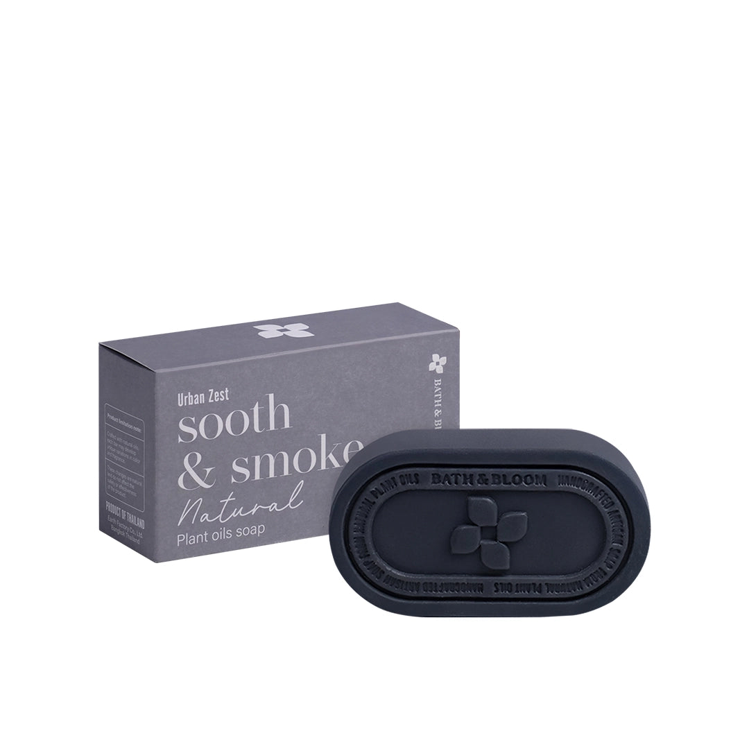 Bath & Bloom Natural Soap Bar - Sooth & Smoke 120g