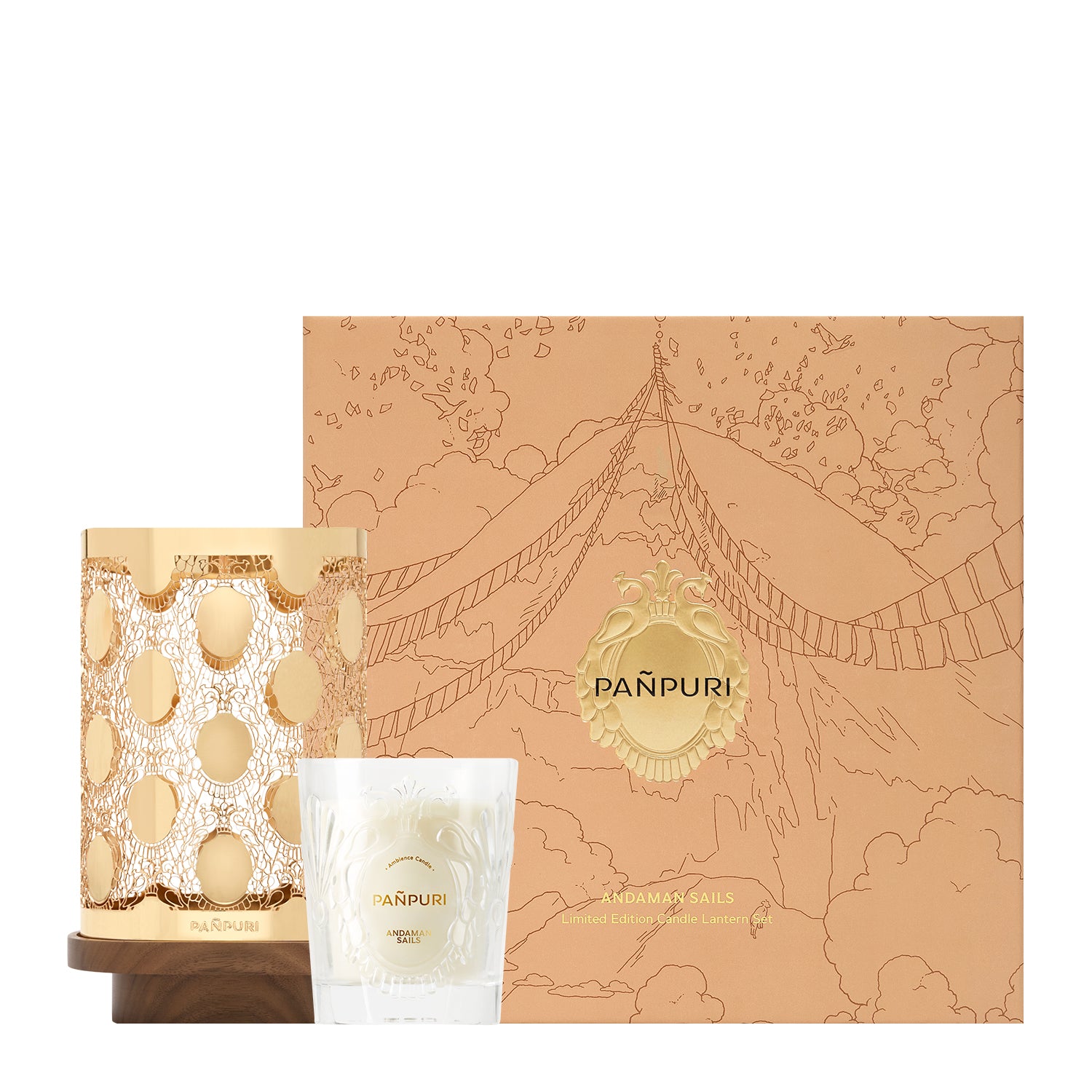 Panpuri Scented Candle - Andaman Sails 250g