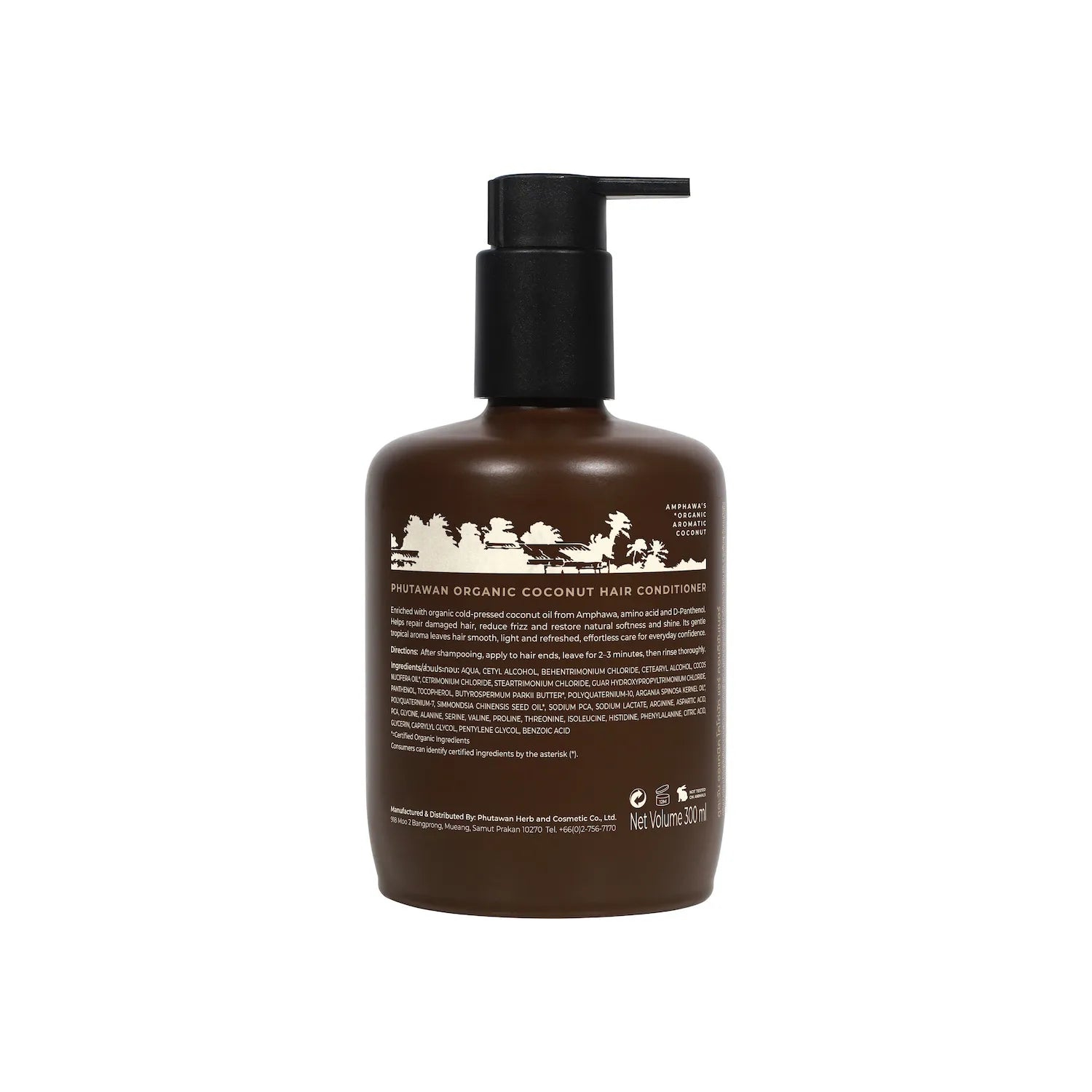 Phutawan Organic Coconut Hair Conditioner 300ml