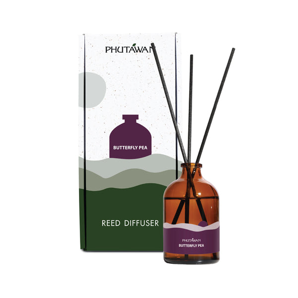 Phutawan Reed Diffuser - Butterfly Pea 100ml