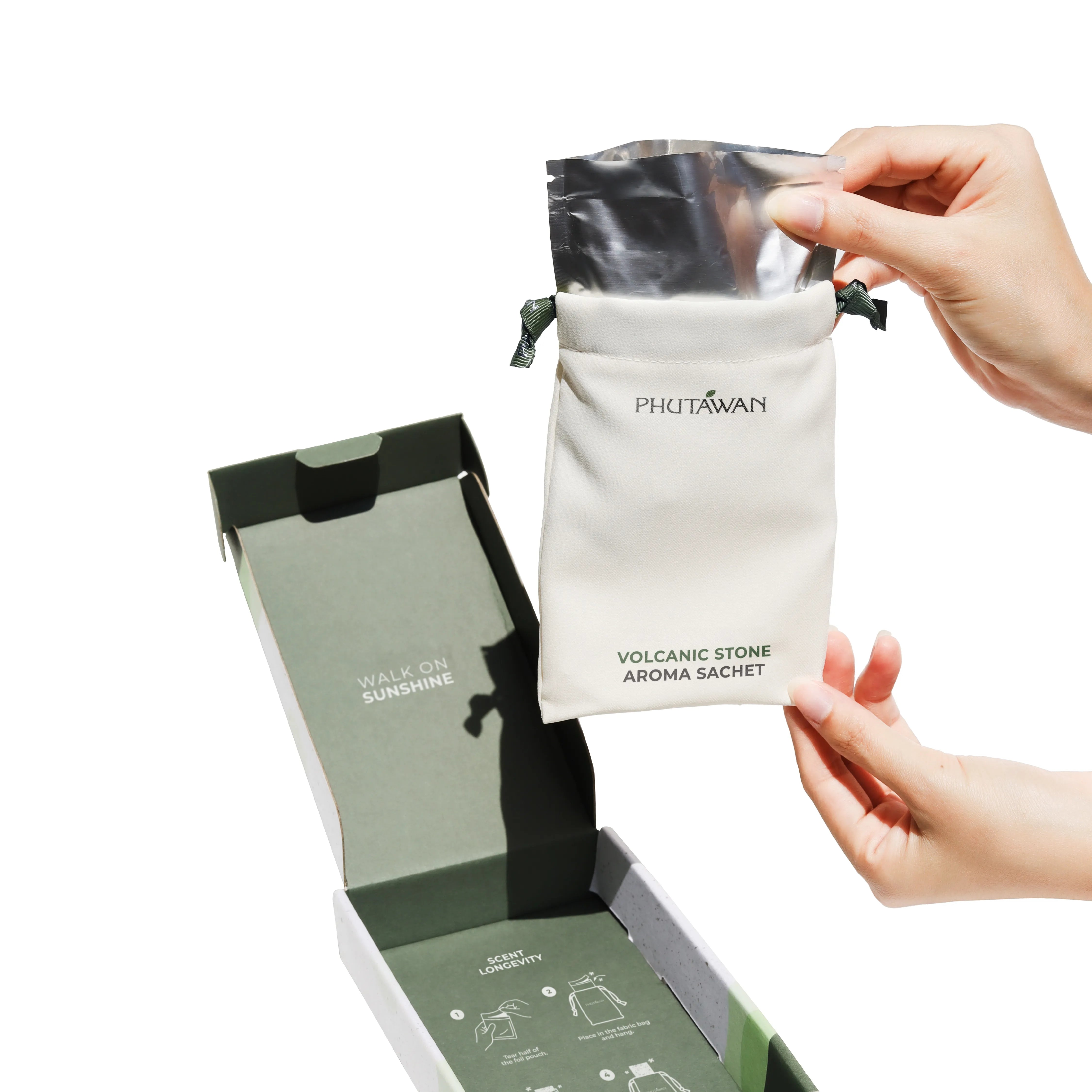 Phutawan Volcanic Rock Sachet - Sakura 90g