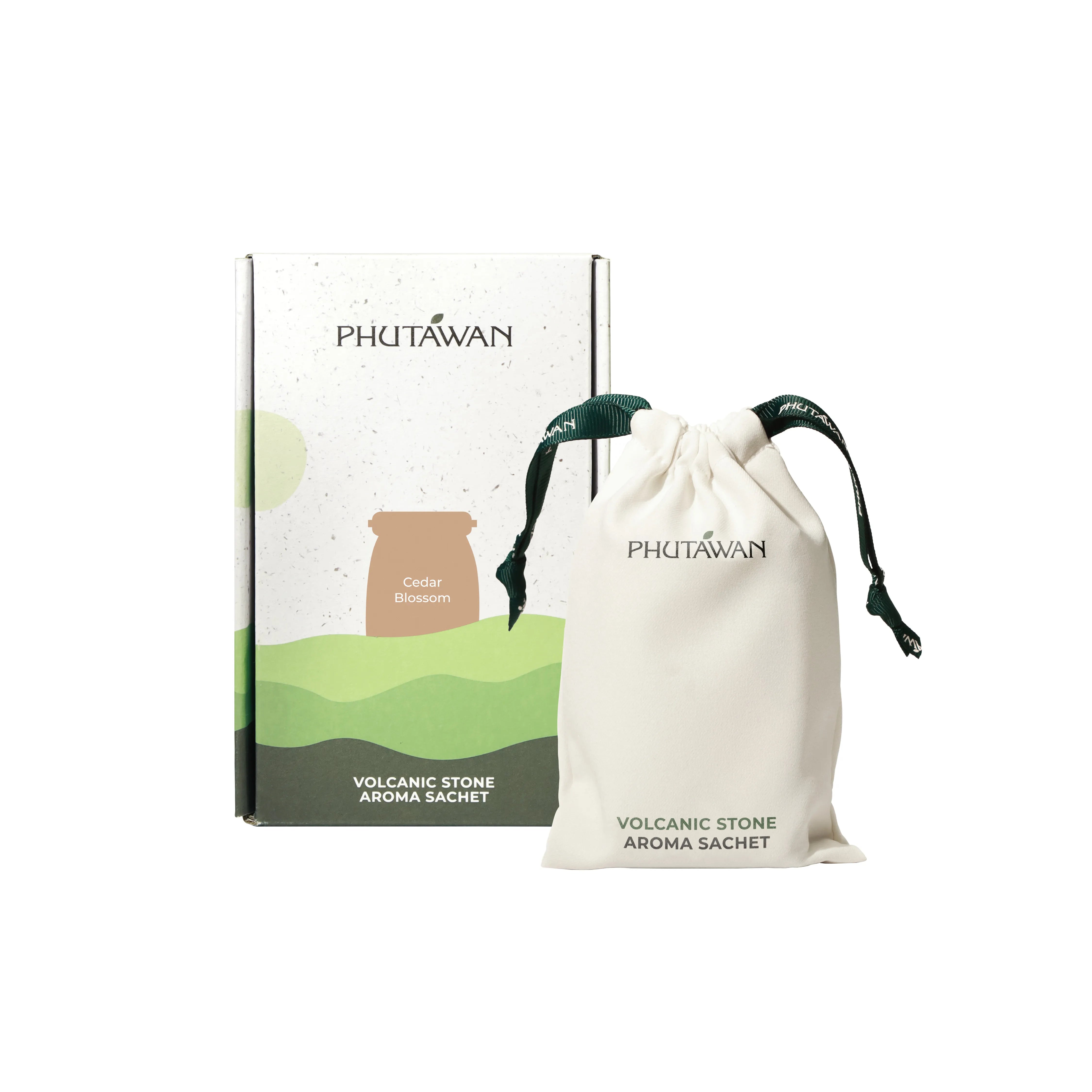 Phutawan Volcanic Rock Sachet - Cedar 90g