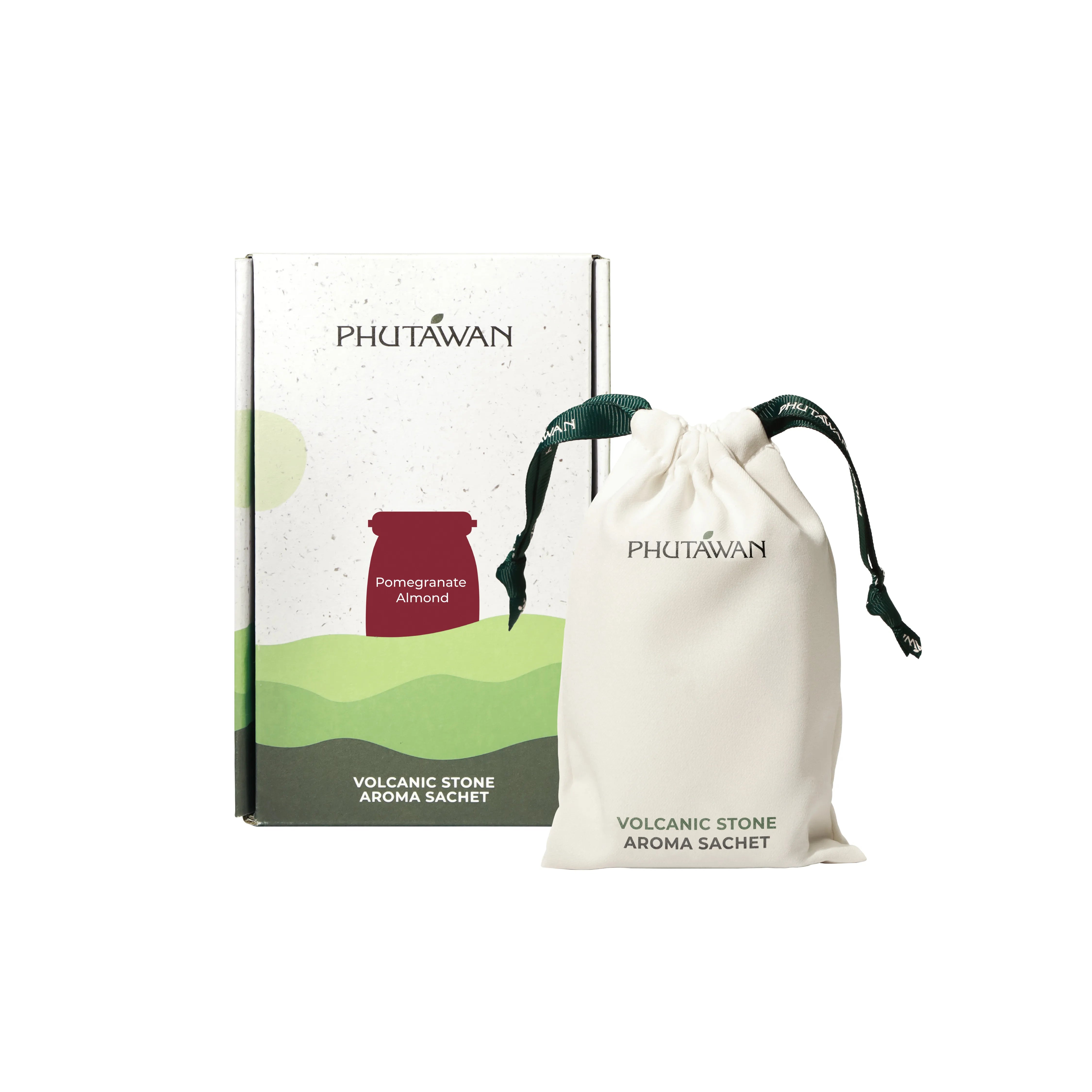 Phutawan Volcanic Rock Sachet - Pomegranate Almond 90g