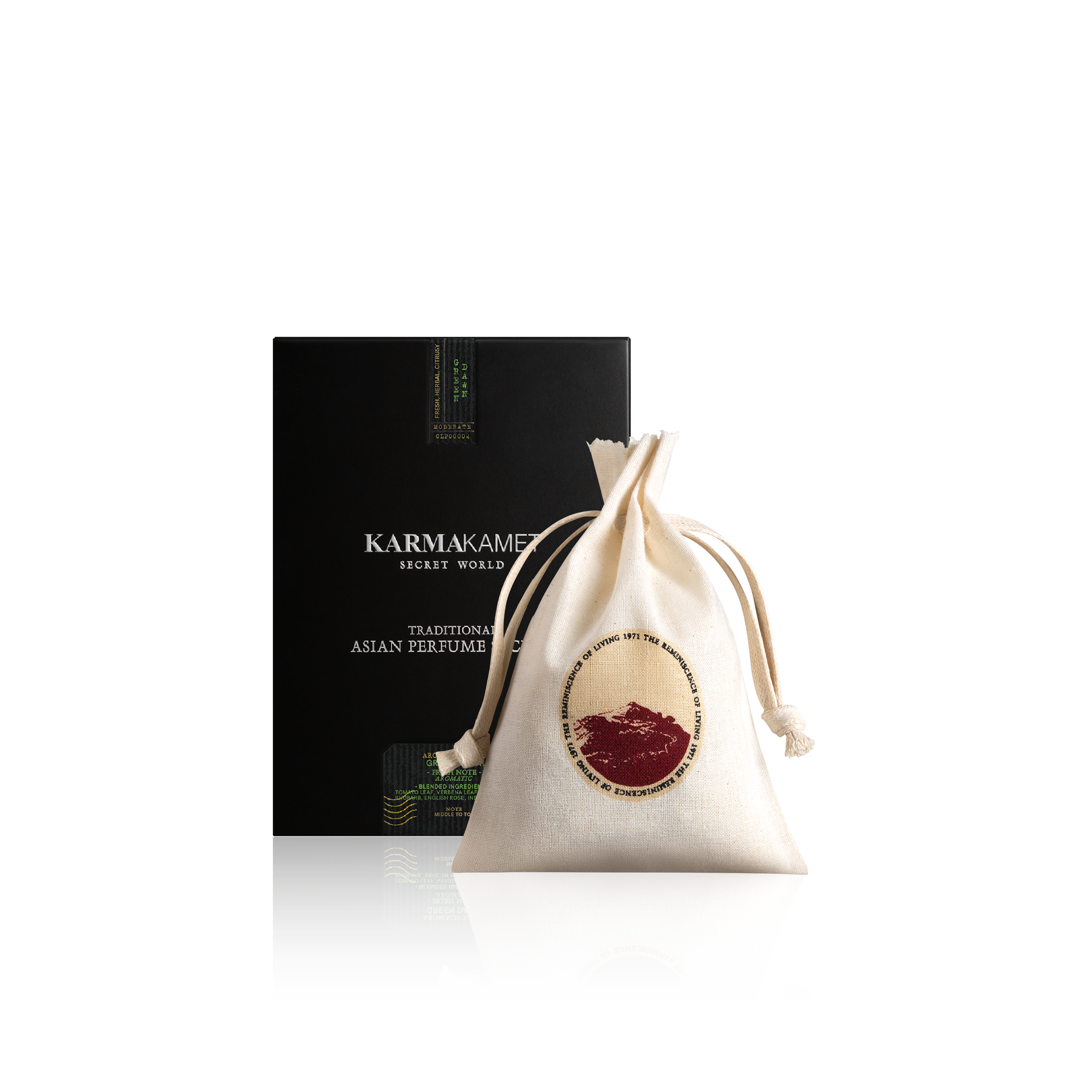 Karmakamet Traditional Asian Perfume Sachet 50g - Blended