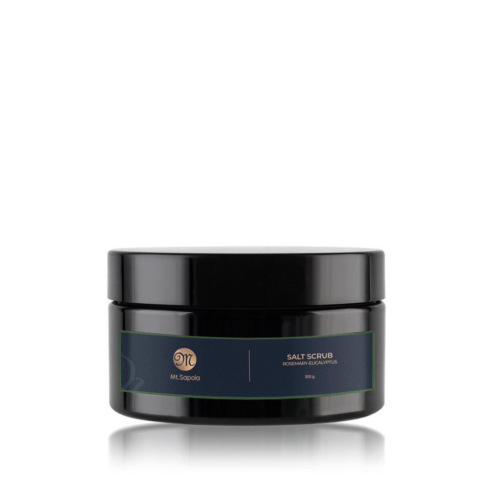 Mt. Sapola Salt Body Scrub - Rosemary-Eucalyptus 300g