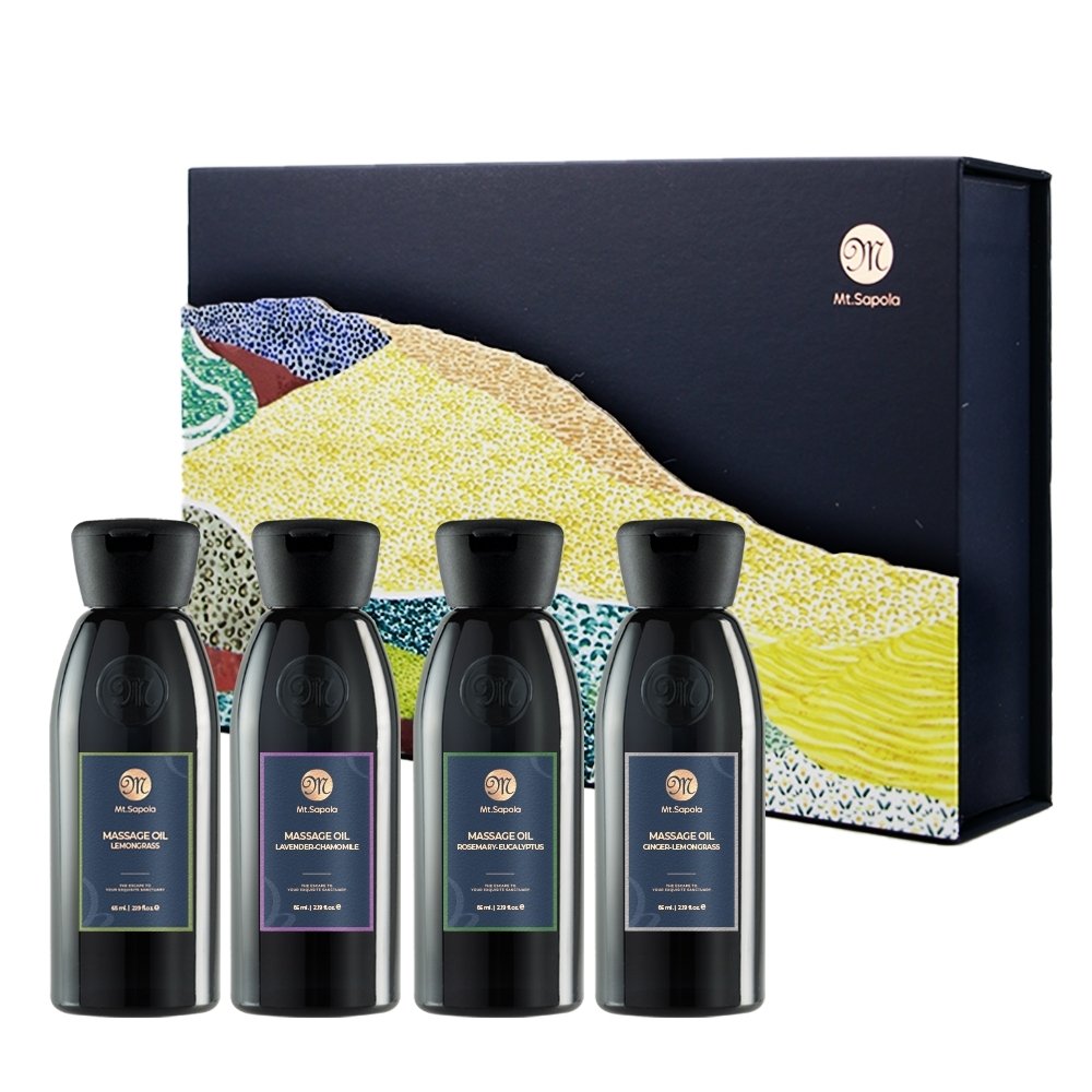 Mt. Sapola Massage Oil Gift Set - 4x65ml