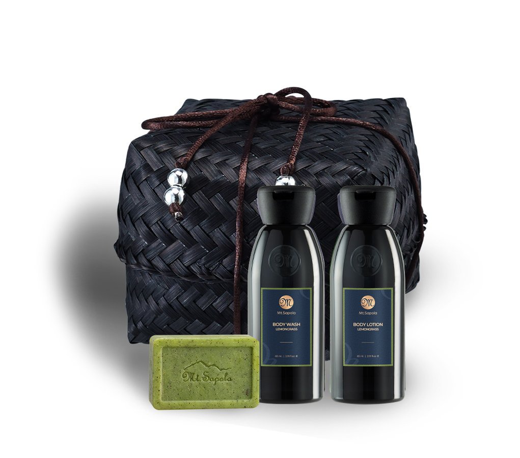 Mt. Sapola Small Bamboo Gift Set - Lemongrass