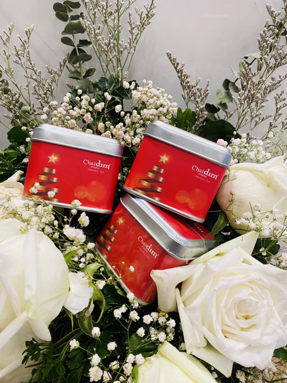 Chaidim Large Christmas Box - Black Tea Orange Cinnamon Ginger