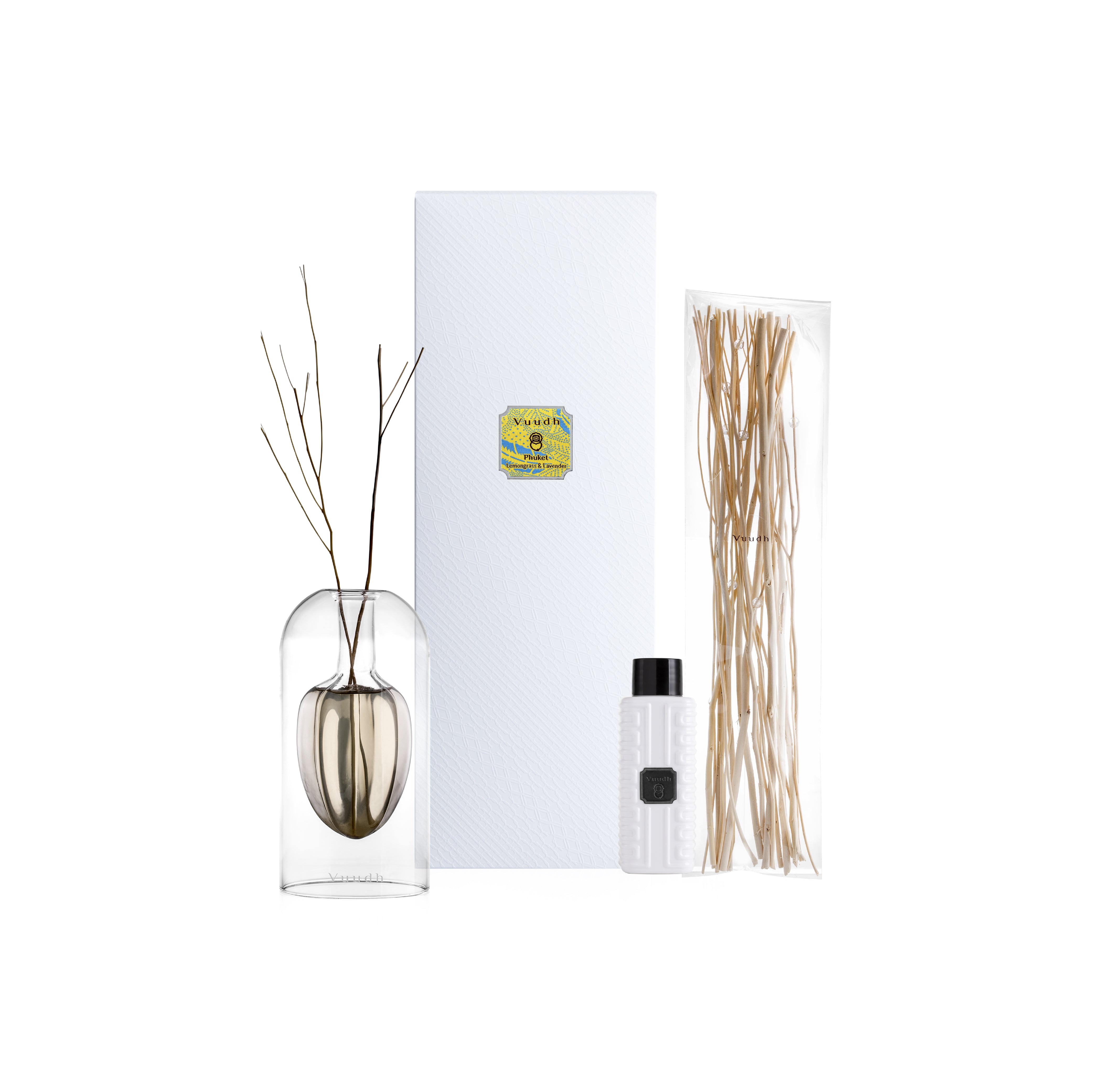 Harnn Vuudh Star Diffuser Set - Phuket (Lemongrass & Lavender) 120ml