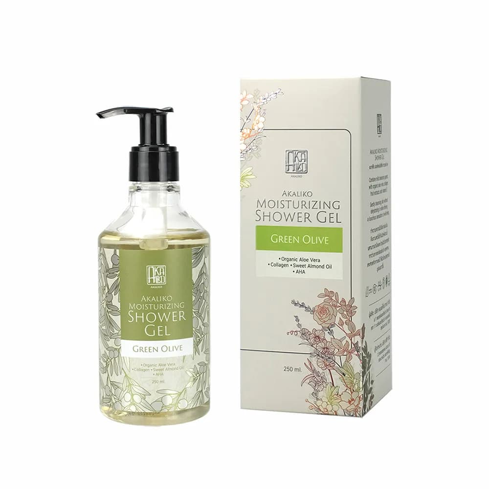 AKALIKO Moisturizing Shower Gel Green Olive 250 ml