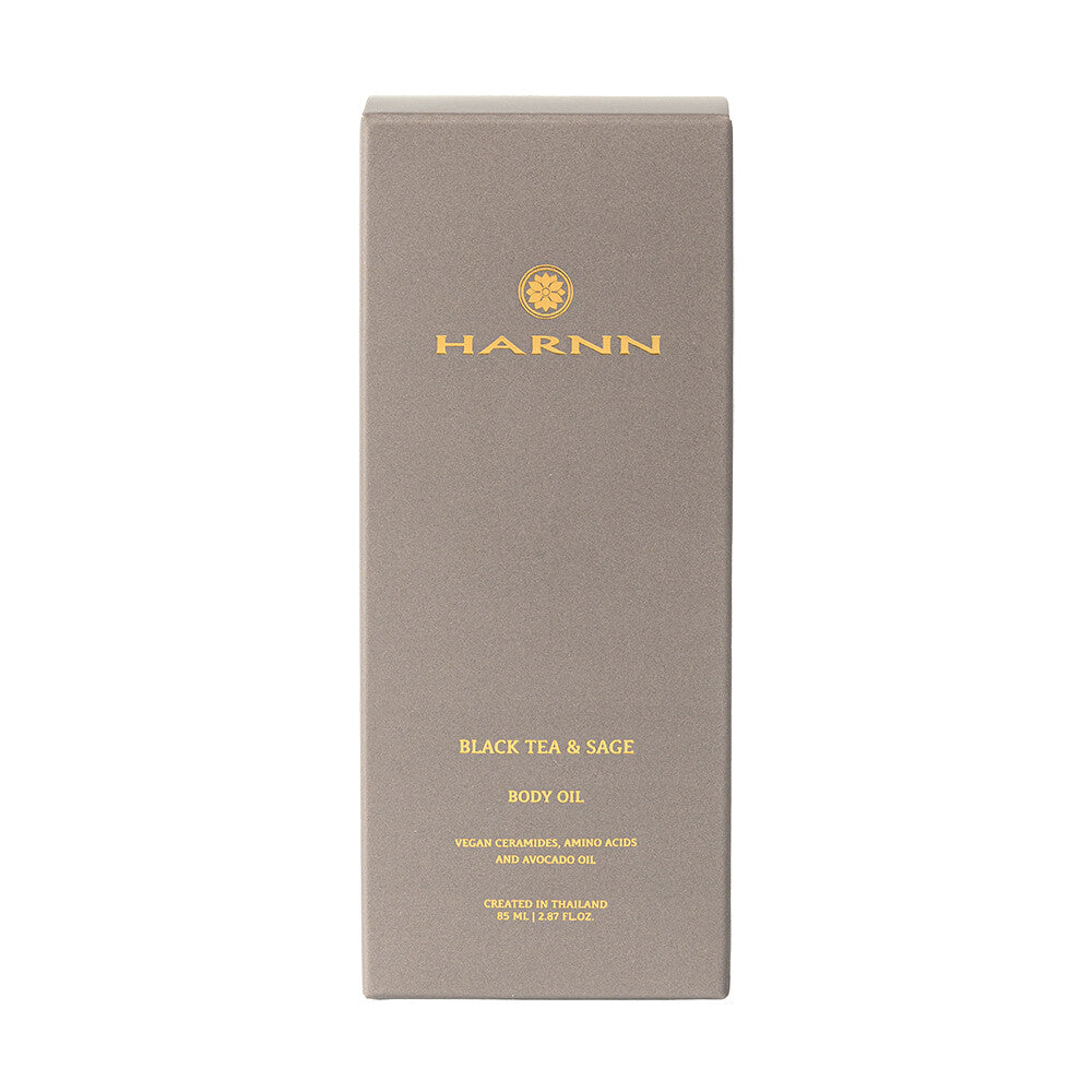 Harnn Body Oil - Black Tea & Sage 85ml