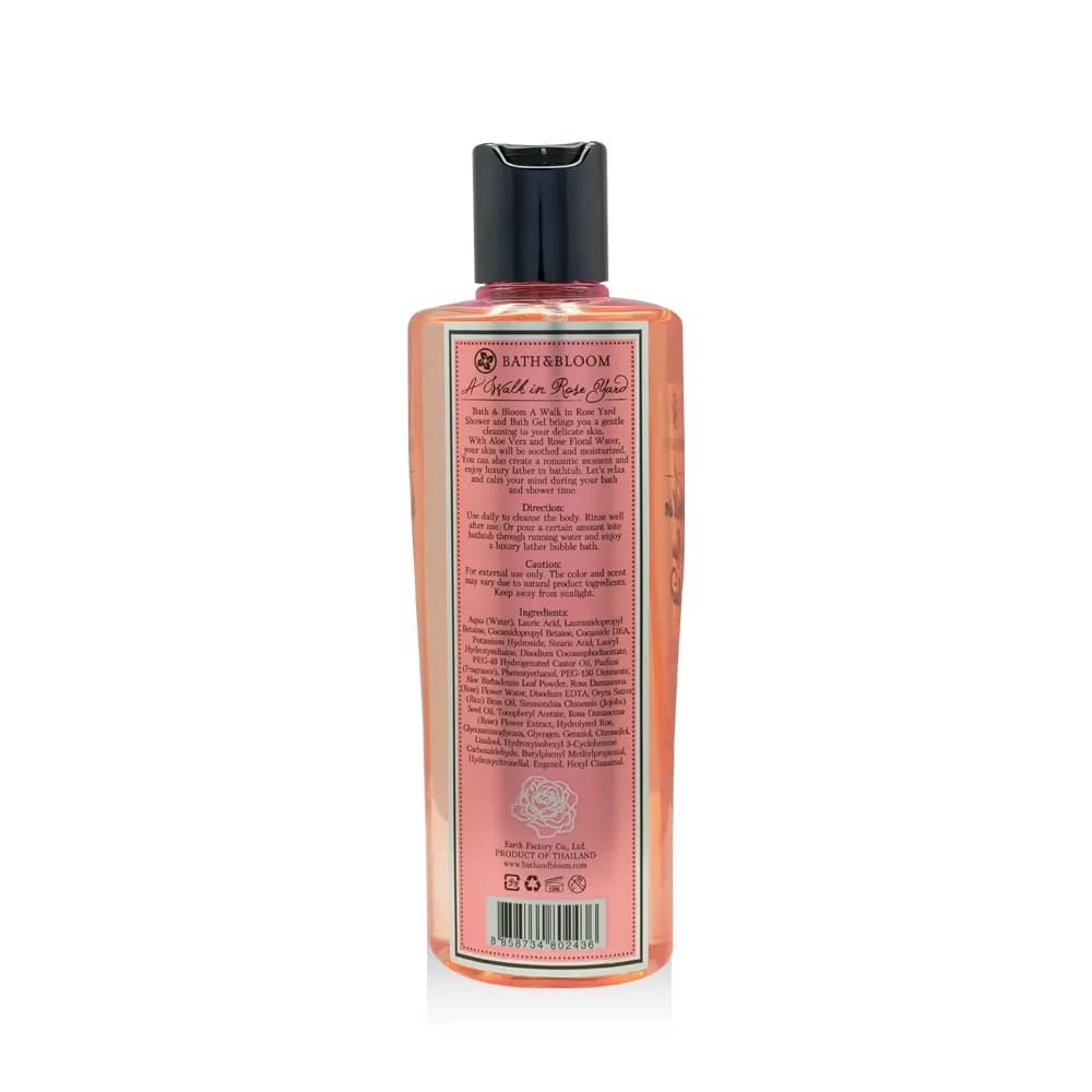 BATH&BLOOM A Walk In Rose Yard Shower And Bath Gel