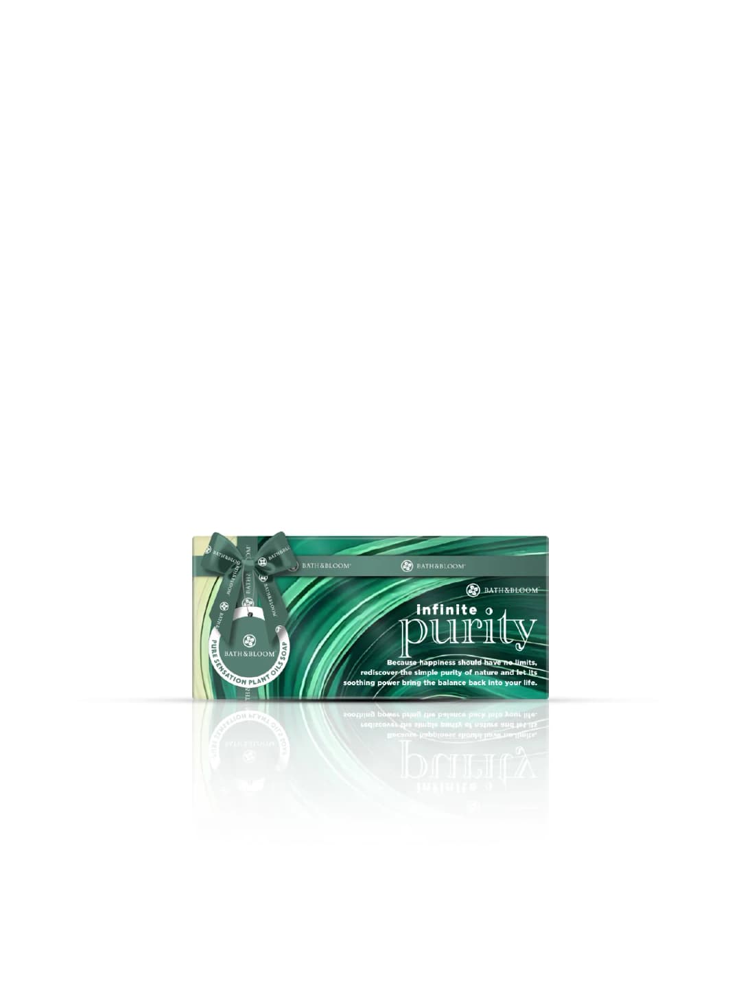 BATH&BLOOM Infinite Purity Gift Set Natural Handmade Soap Set (4 Pcs.)