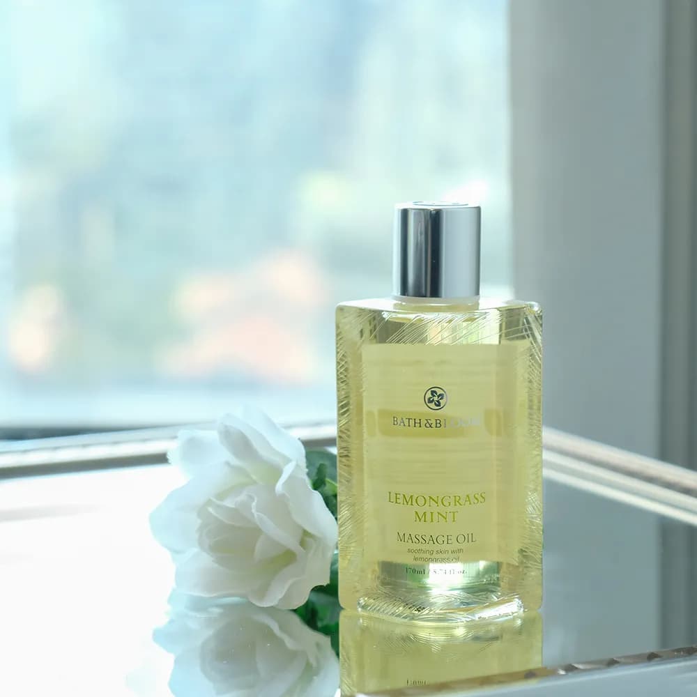 BATH&BLOOM Lemongrass Mint Massage Oil 170 ml