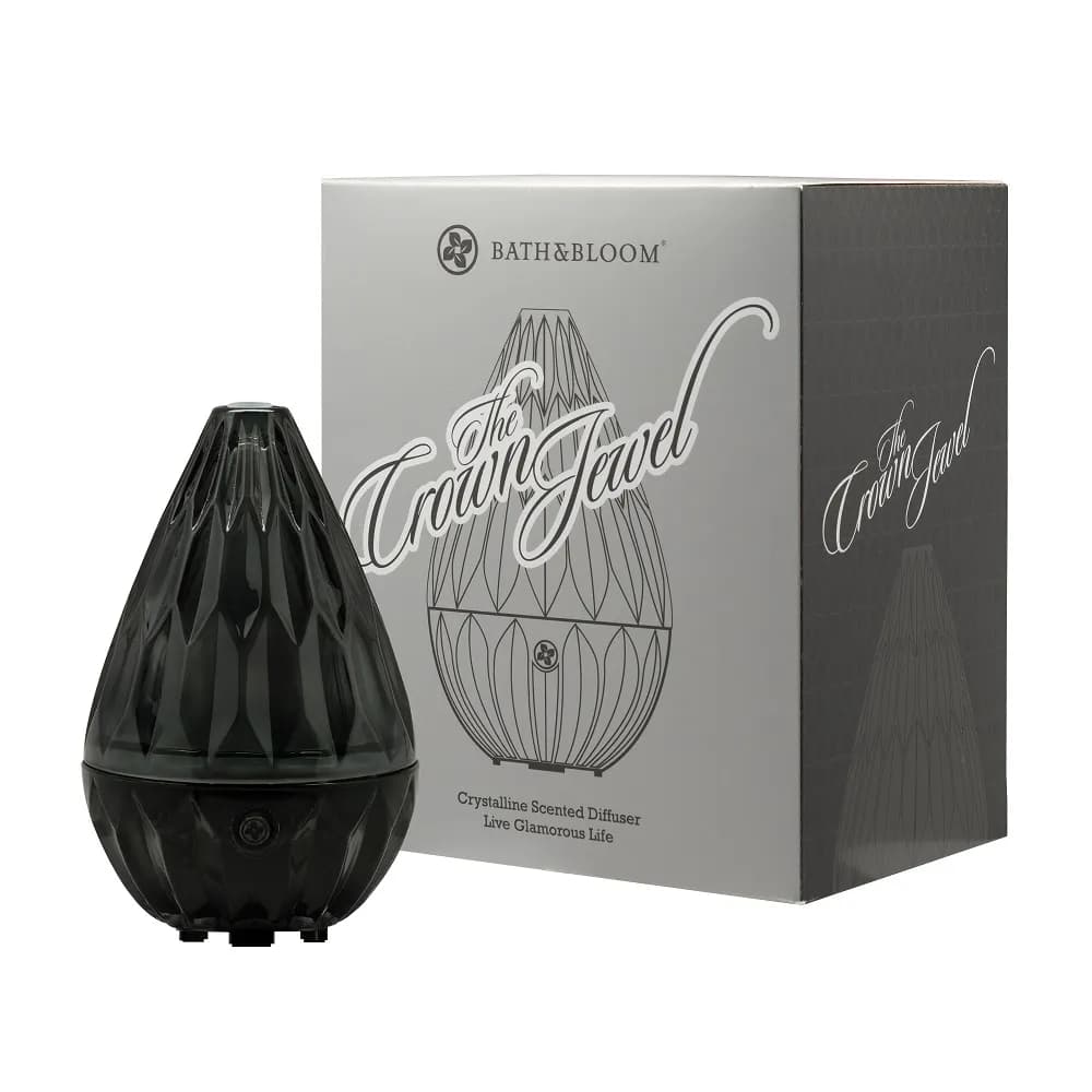 BATH&BLOOM Crown Jewel Crystalline Scented Diffuser Black Sapphire