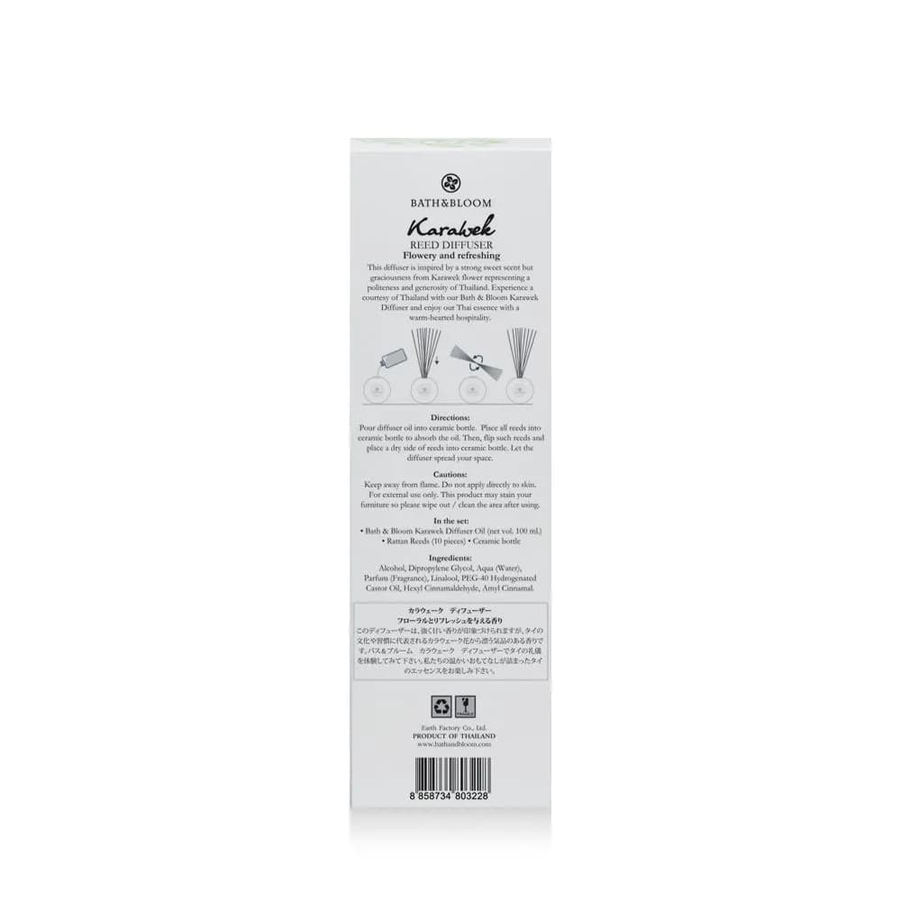 BATH&BLOOM Karawek Diffuser 100ml Set