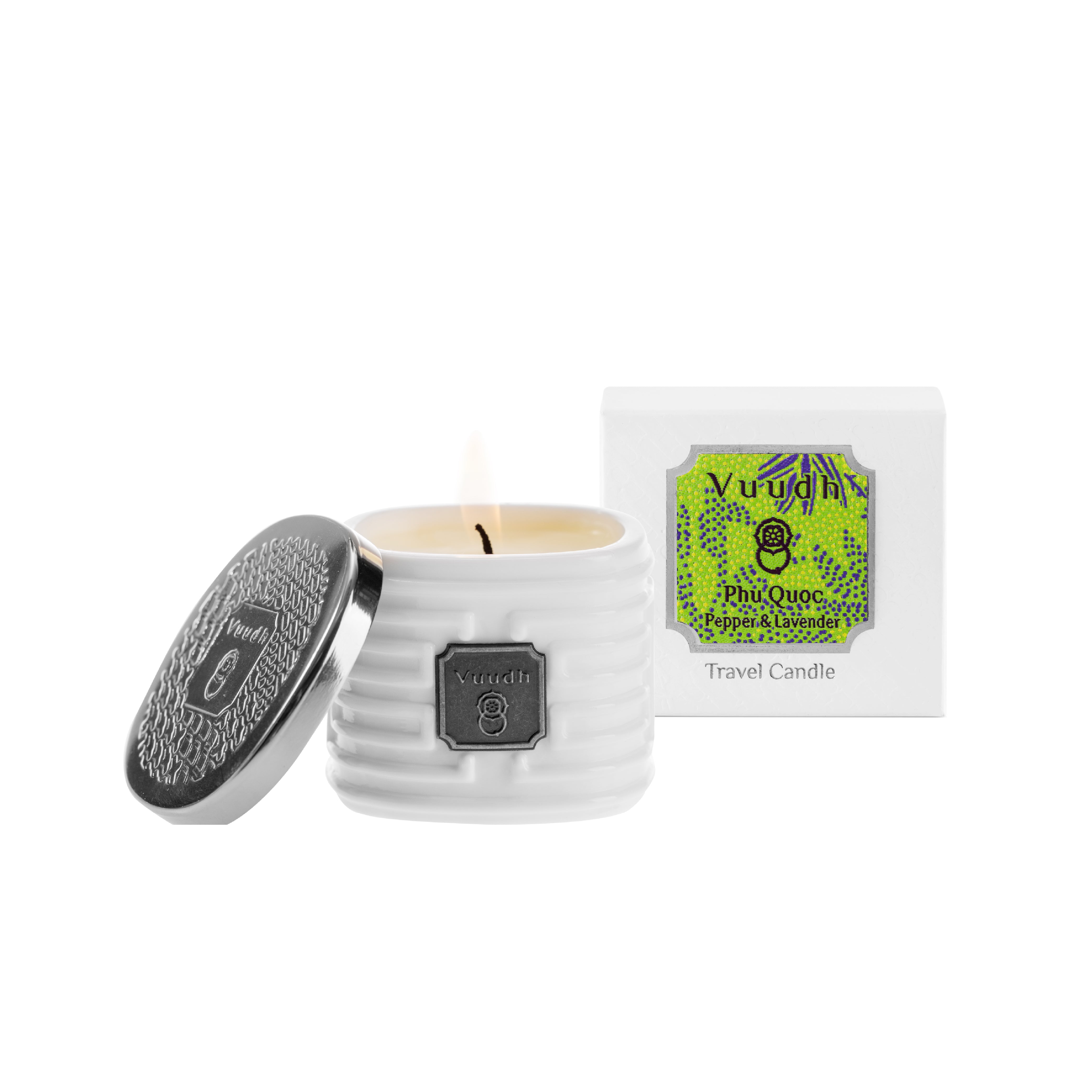 Harnn Vuudh Travel Candle - Phu Quoc (Pepper & Lavender) 35g
