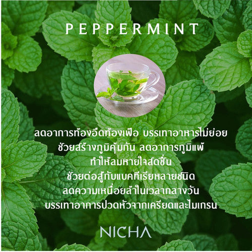 Nicha Tea Rose Mint Tea 25 Sachets