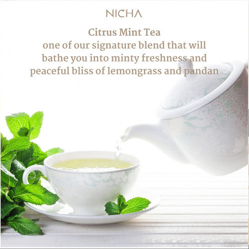 Nicha Tea Rose Mint Tea 25 Sachets