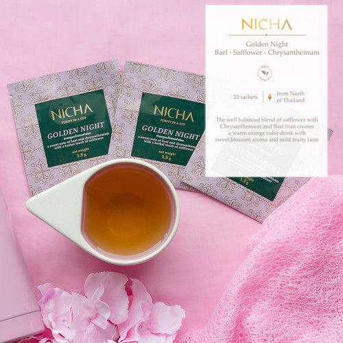 Nicha Tea Golden Night 25 Sachets