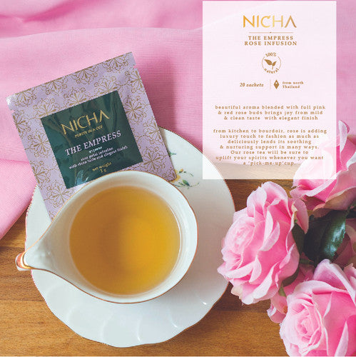 Nicha Tea The Empress Rose Tea 20 Sachets