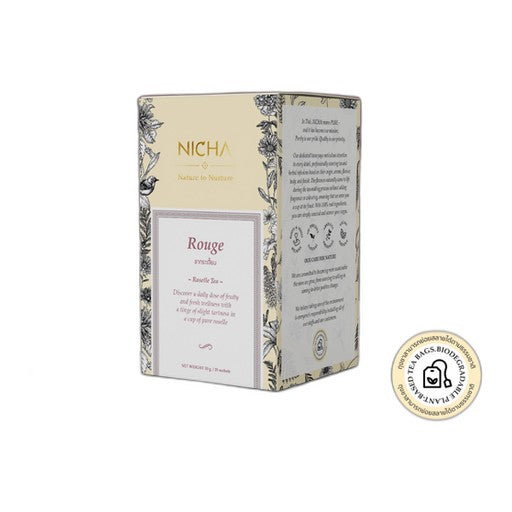Nicha Tea Rouge Roselle Tea 25 Sachets